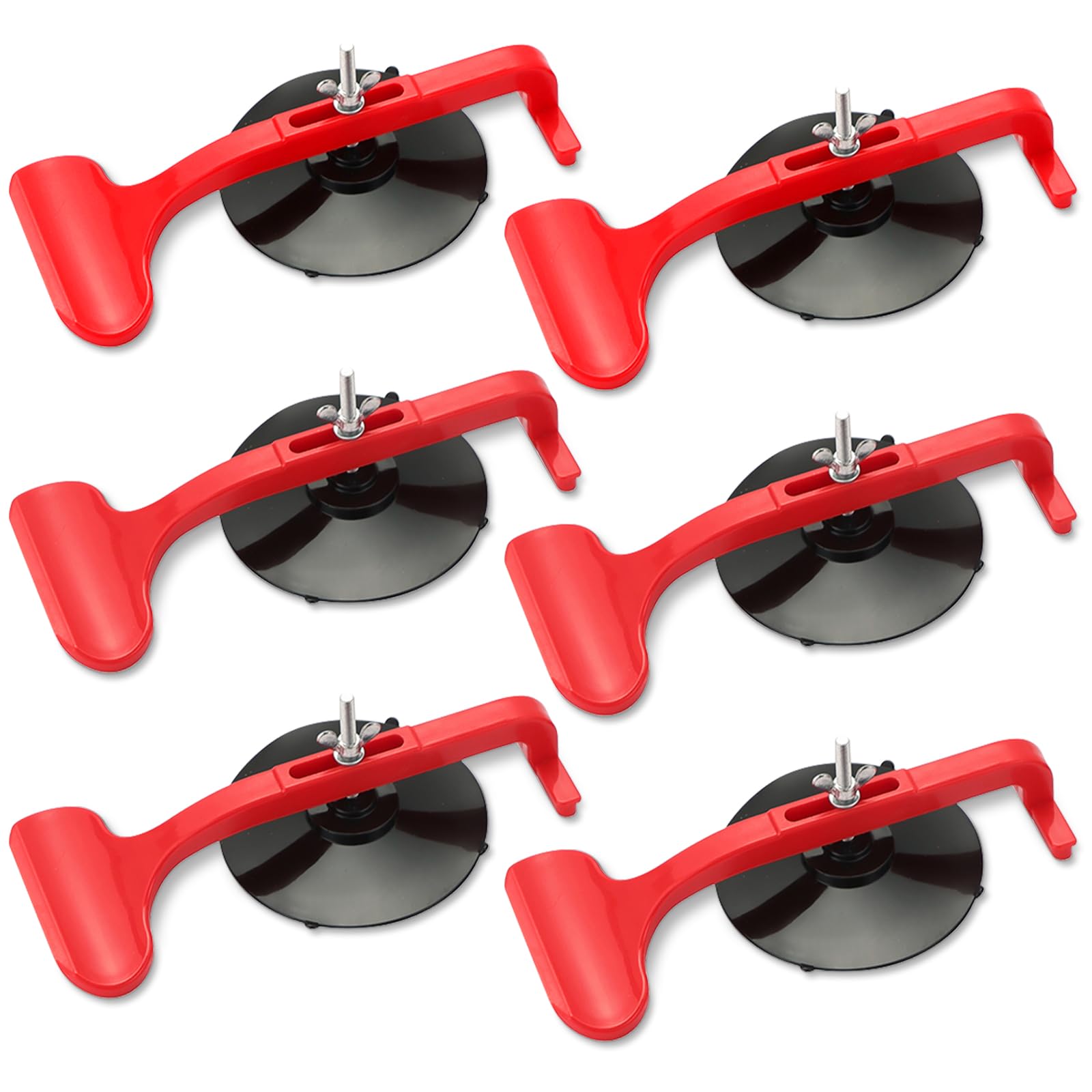 weyleity 6 Pack Suction Cup Clamp Set | Class Clamps Kit for Car Convertible Glass Windshield Top Repair Gluing, Convertible Top