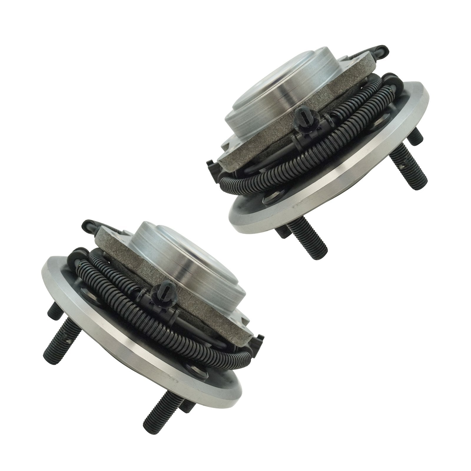 Trq Rear Wheel Hub Bearings Assembly Set Driver & Passenger Side Compatible With 2012-2016 Chrysler Town & Country 2012-2020 Dod