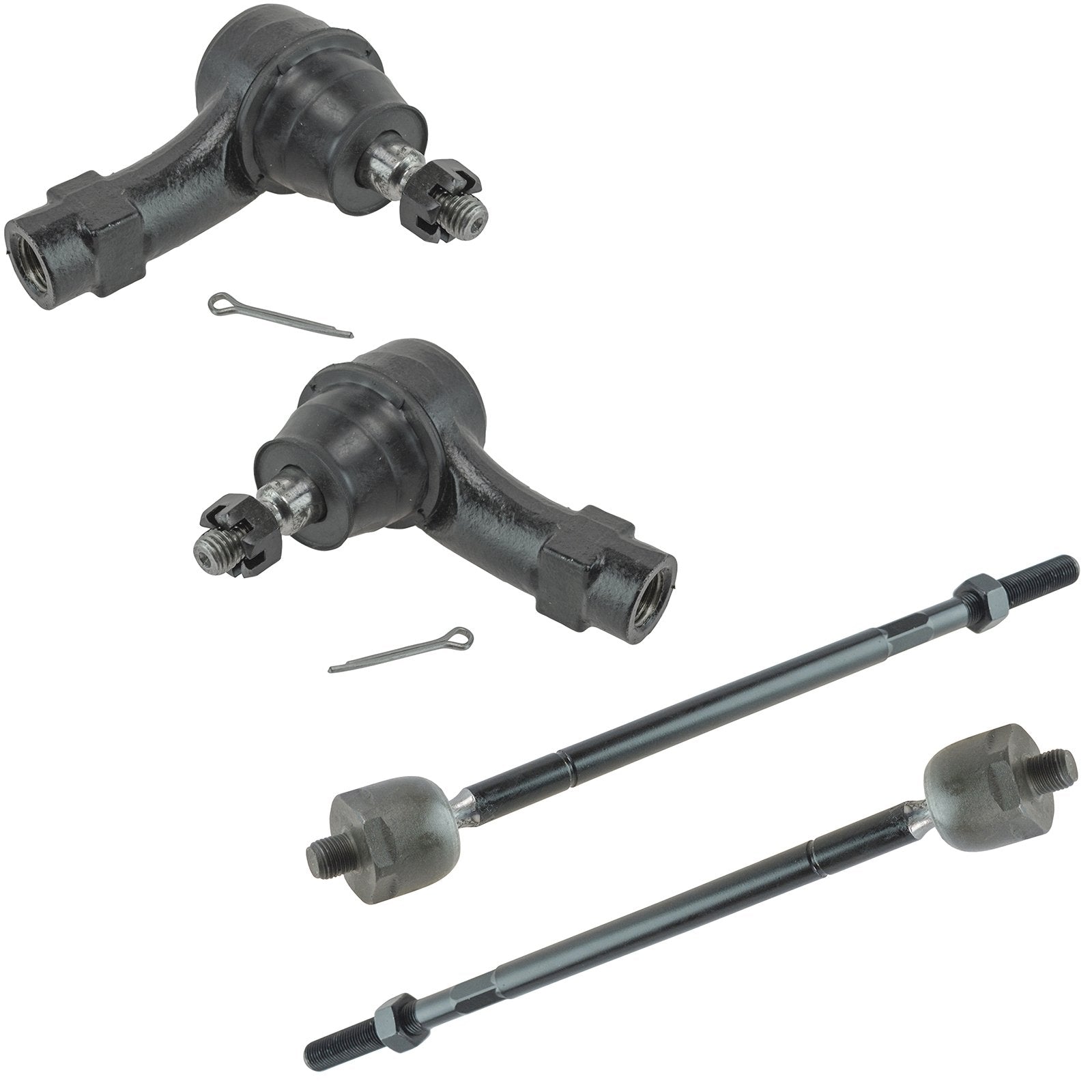Trq Front Tie Rod Set Compatible With 2009-2011 Ford Focus
