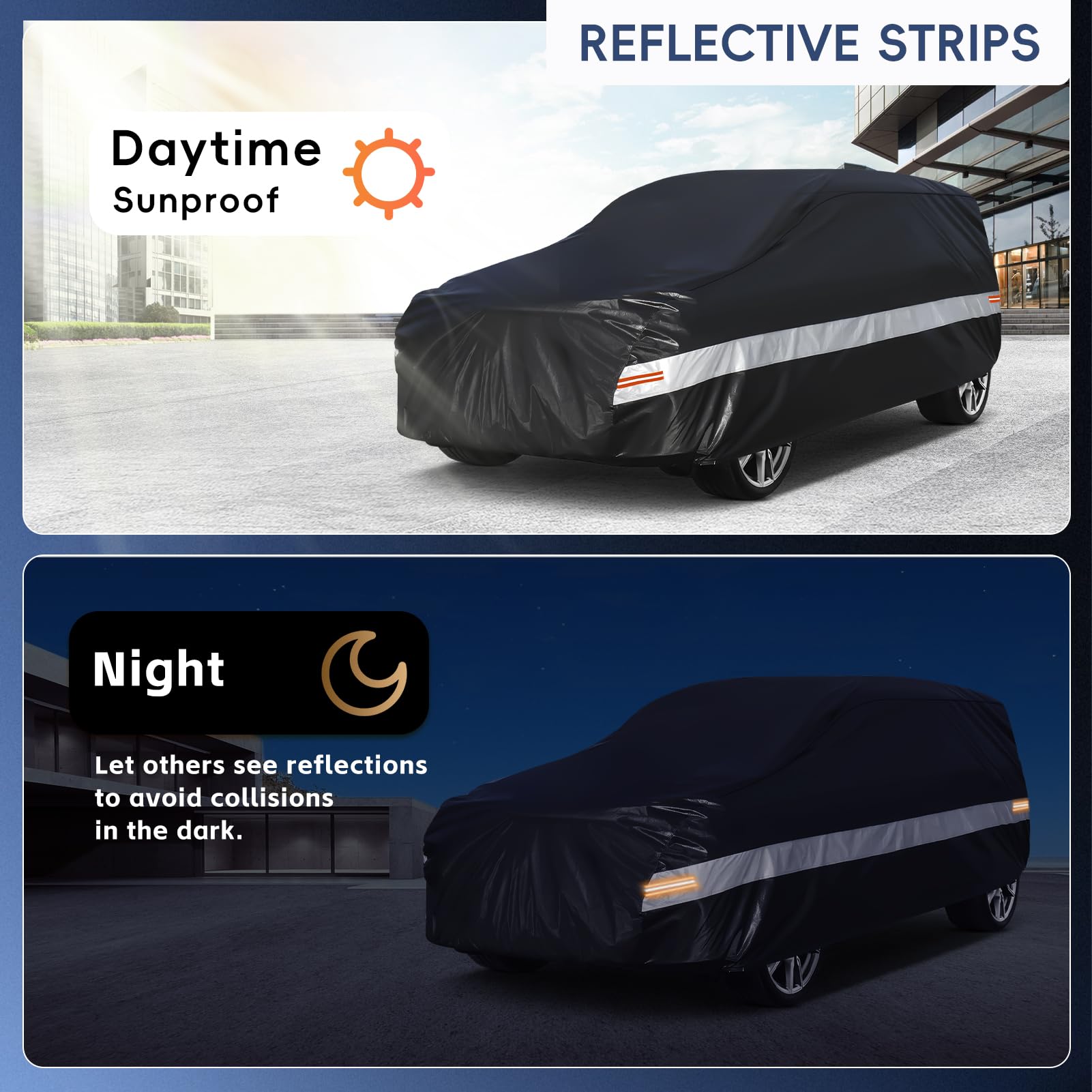 Holthly 10 Layers Minivan Car Cover Custom Fit For Honda Odyssey (1999-2024) Waterproof All Weather For Automobiles, Outdoor Ful