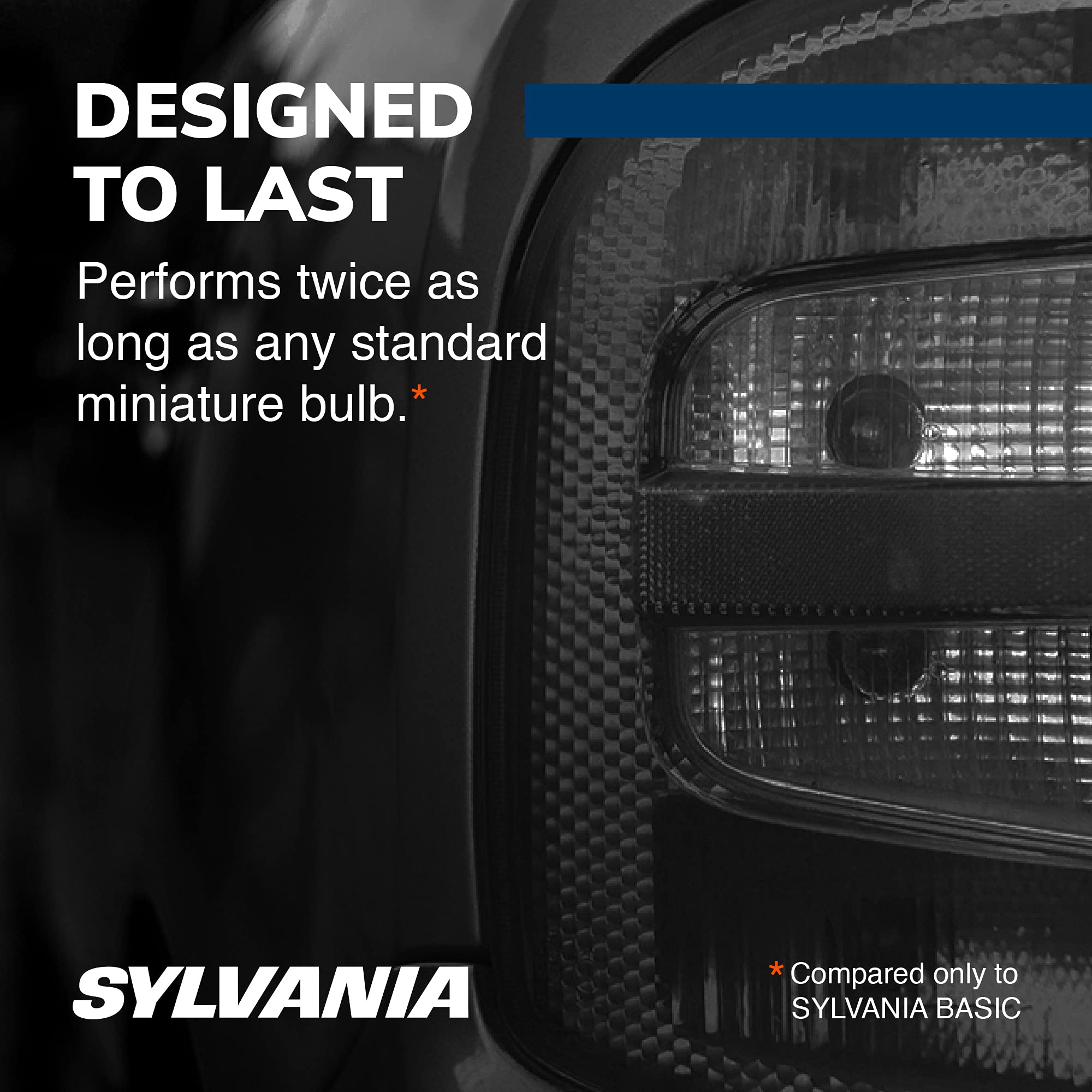 Sylvania - 7440 Silverstar Mini Bulb - Brighter And Whiter Light, Ideal For Daytime Running Lights (Drl) And Back-Up/Reverse Lig