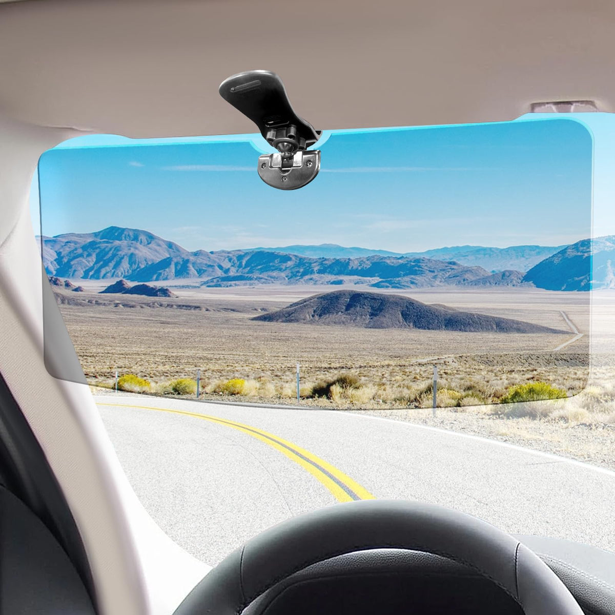 DOOUBAO Sun Visor for Truck, Sun Visor Extender for Car Easy to Install, UV400 Anti-Glare Protects from Glare, UV Rays, Snow Bli