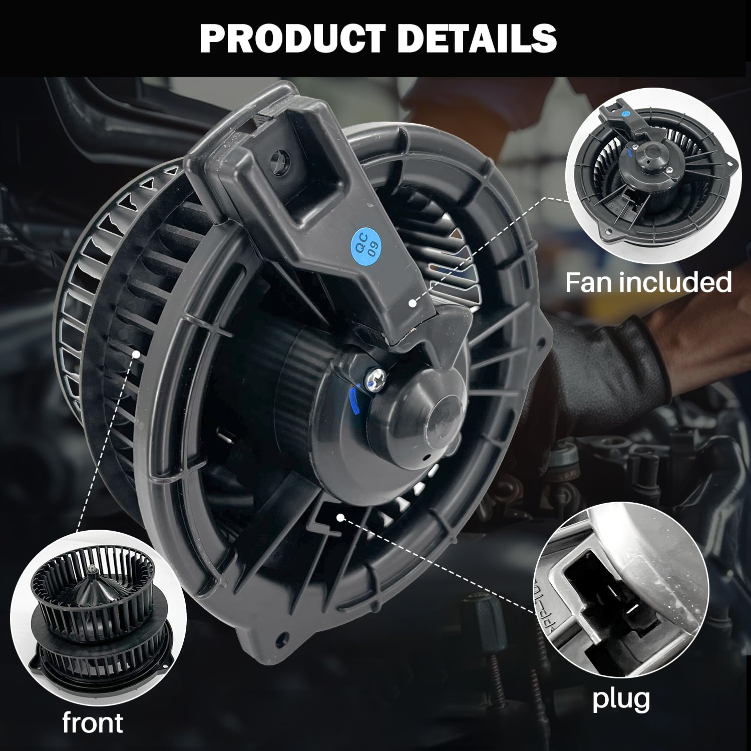 Aspligo 700153 Ac Heater Blower Motor Fan Assembly Fit For Toyota Prius 2001 2002 2003 2004 2005 2006 2007 2008 2009 8710347050,