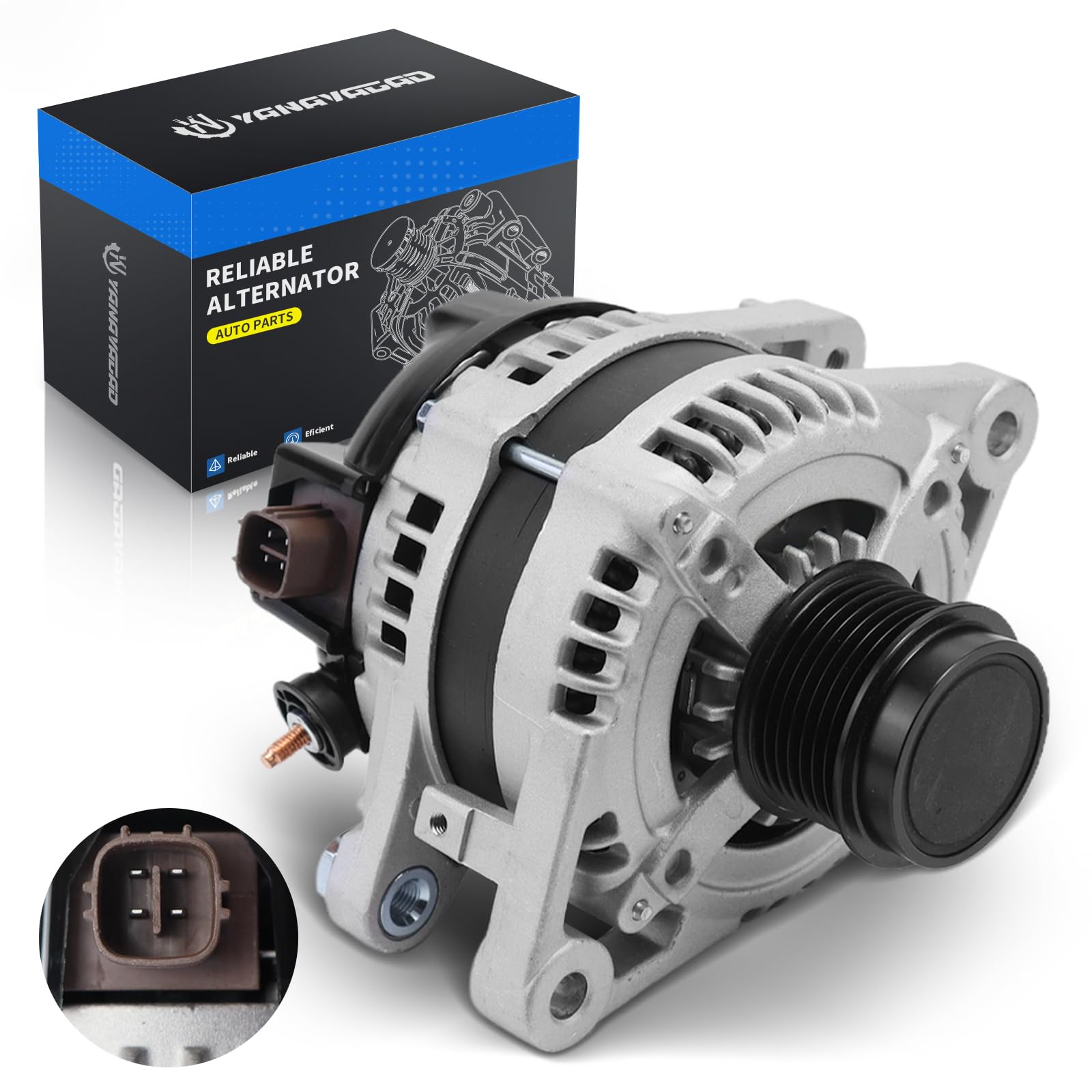 YINAVAGAD Alternator 3.5L for Toyota Venza Avalon Highlander 3.5L 2005-2016, for Lexus ES350 RX350 3.5L 2007-2018, Replaces 2706