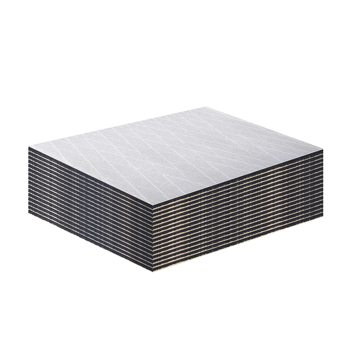 Aggsound 394Mil 24Sqft Thickened Sound Deadener For Cars - Aluminum Foil Foam Noise Deadening Material - Heat Shield Insulation