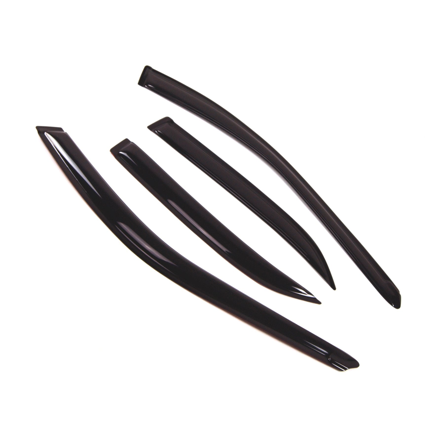 Tuningpros Outside Mount Window Vent Visors Rain Guards Compatible With Honda Accord Sedan 1998-2002 | Side Window Wind Deflecto