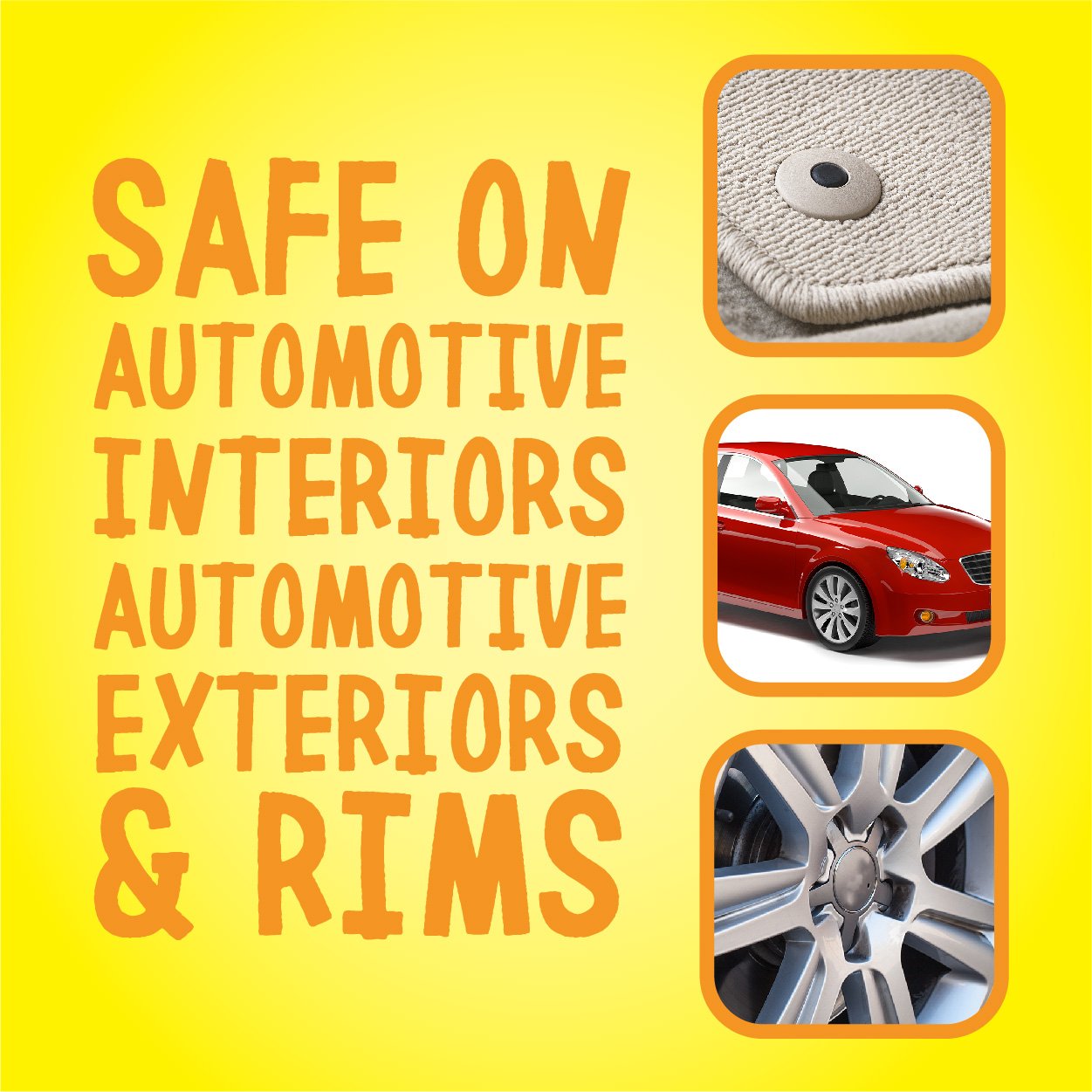 Goo Gone Automotive Cleaner - 12 Fl Oz, Yellow, Removes Bugs & Stickers for Auto Interiors, Bodies, and Rims