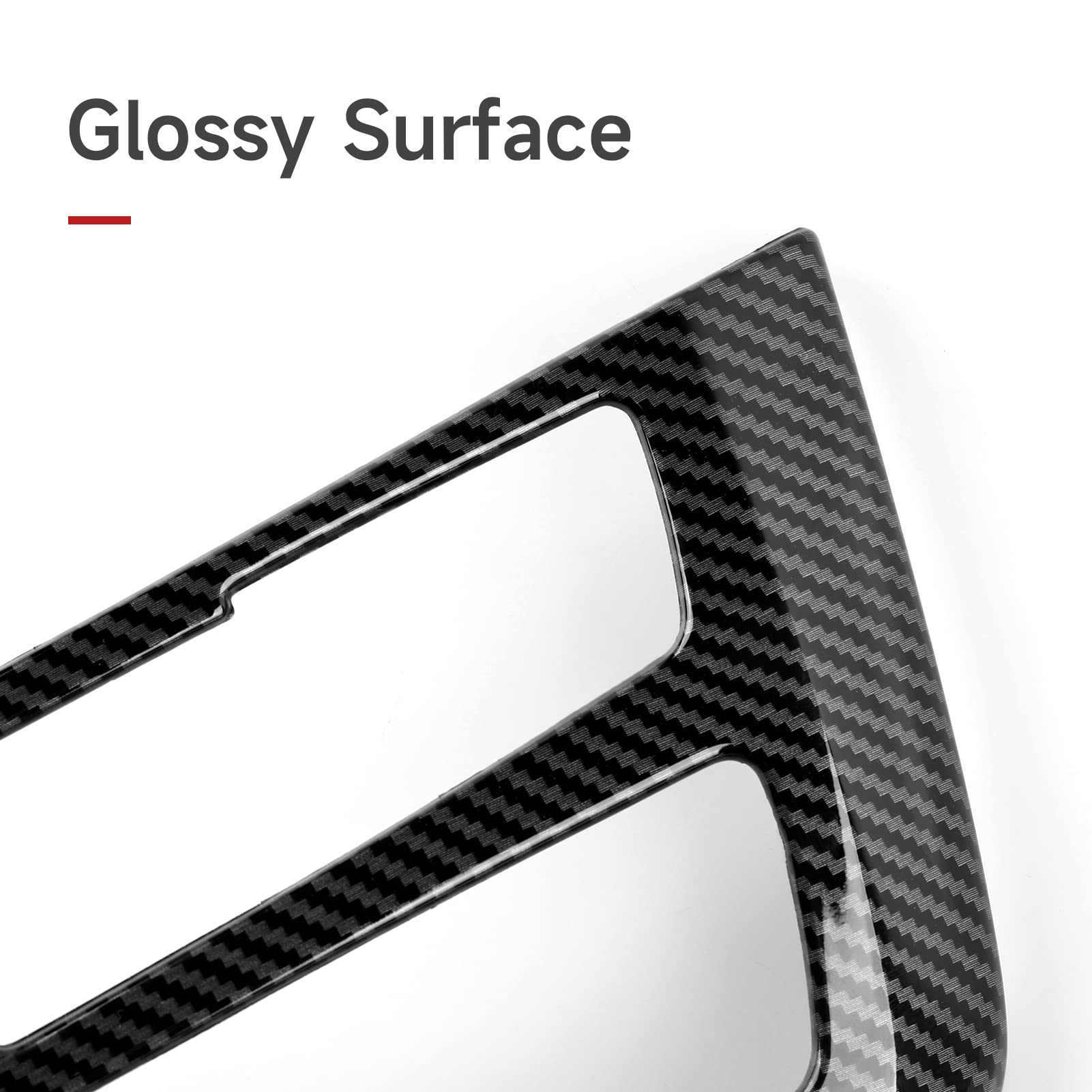 Car Sticker Decal Cd Panel Trim Carbon Color Abs Cover Compatible With Bmw F30 F31 F34 3Gt F32 F33 F36 2013 2014 2015 2016 2017 2018 2019 Accessories