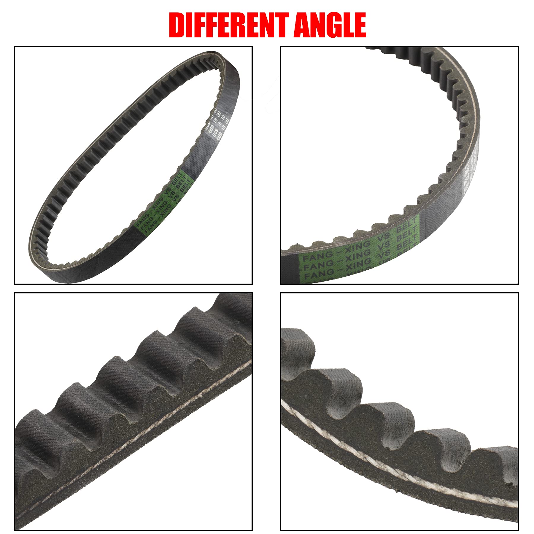 MRELC 139QMB Reinforced 669-18-30 Racing CVT Drive Belt Compatible with GY6 49cc 50cc