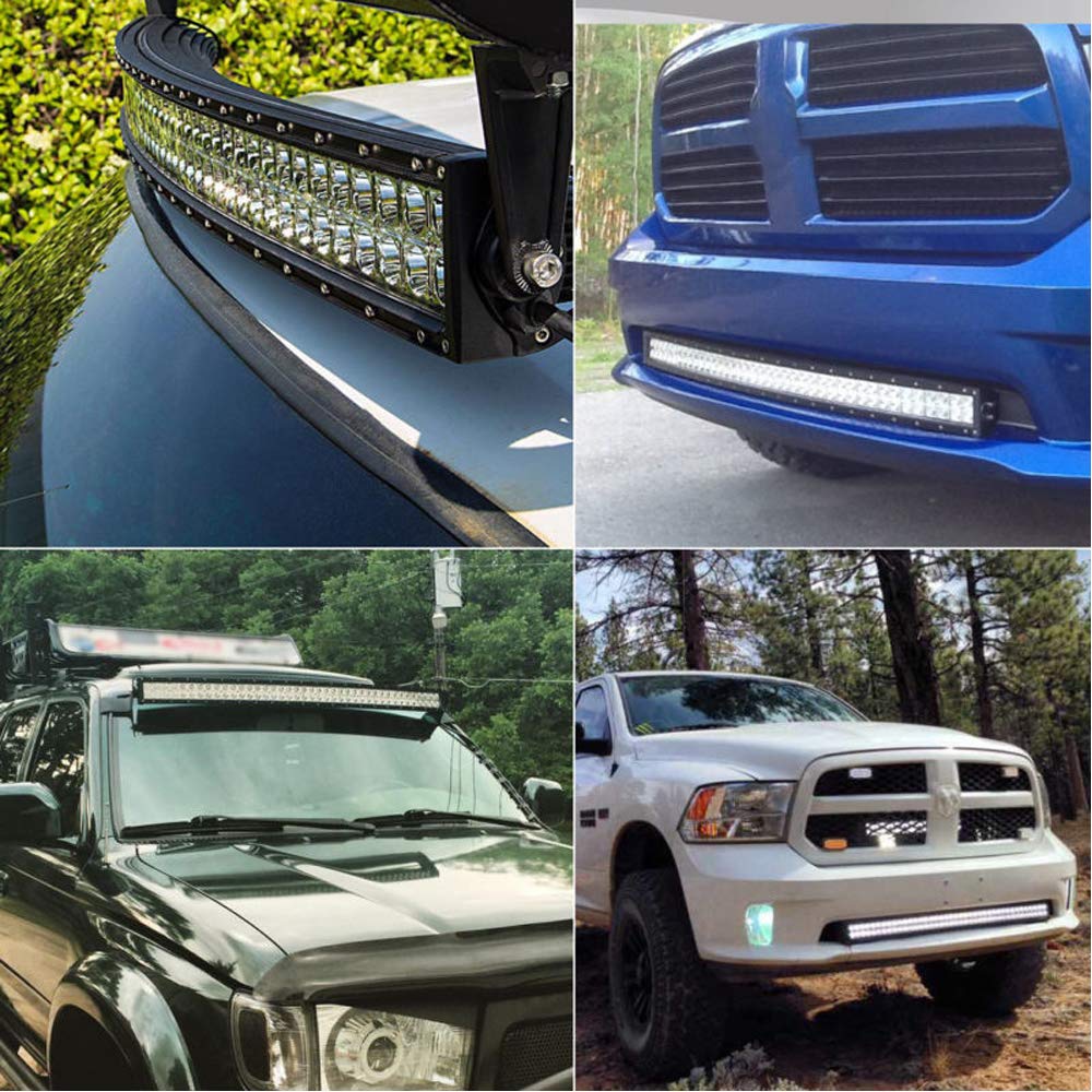 38Inch Curved Led Light Bar 180W Single Row Spot Flood Combo Driving Lamp Led Work Light For Off Road Truck Car Atv Suv Ute Utv