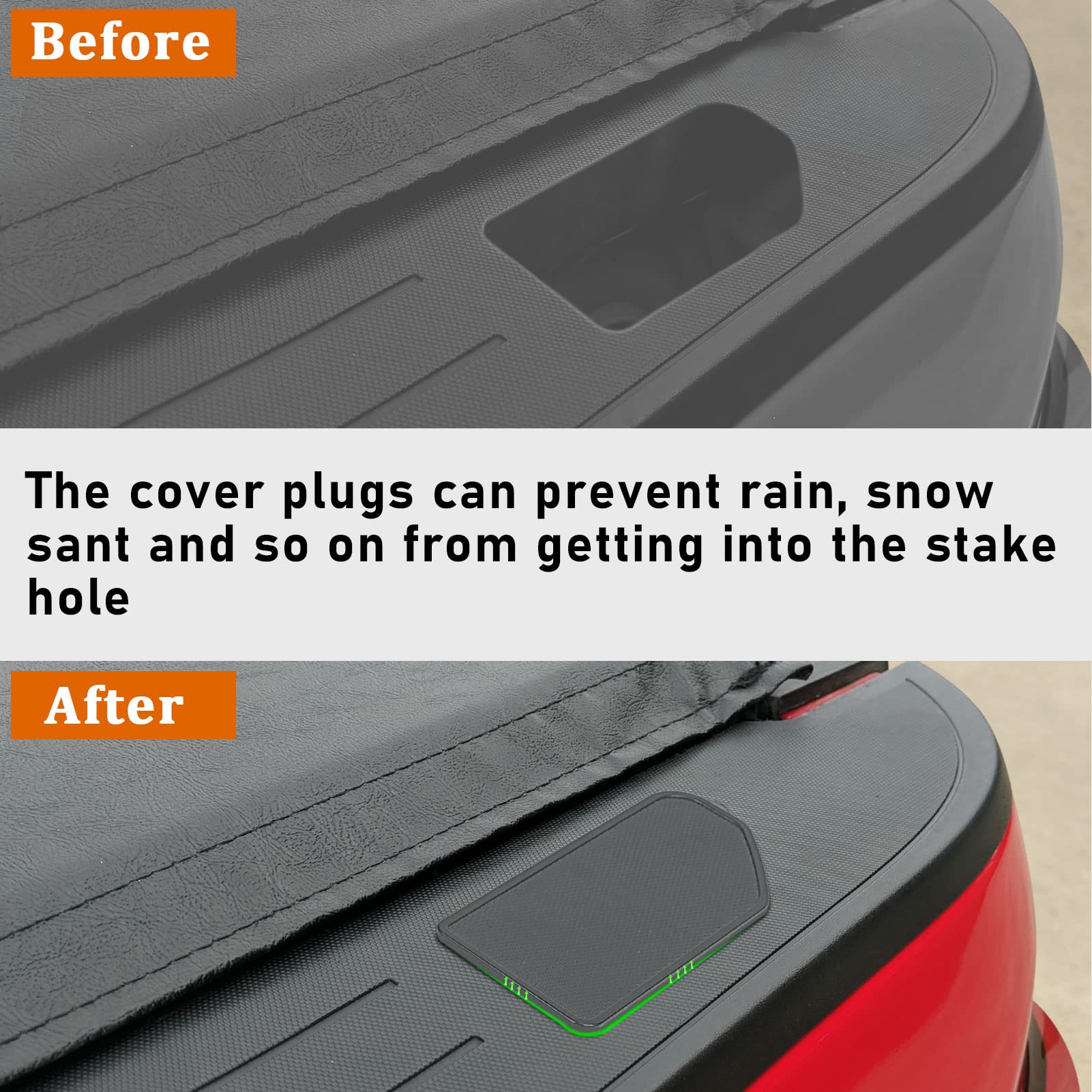 Bed Rail Stake Pocket Covers For 2014-2018 Chevy Silverado/Gmc Sierra 1500 And 2015-2019 Silverado/Sierra 2500/3500 Hd Accessori