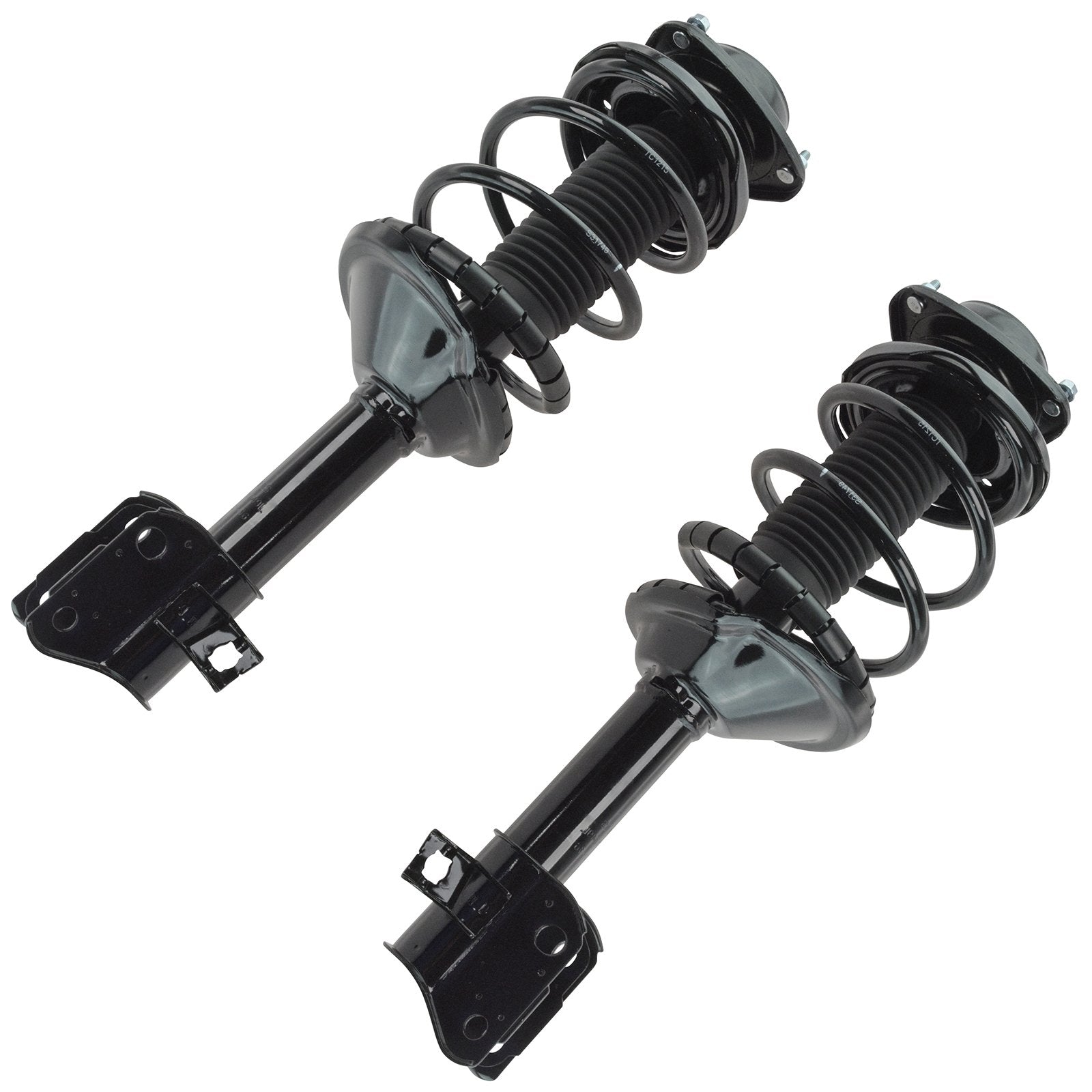 Trq Front Strut & Coil Spring Assembly Set Driver & Passenger Sides Compatible With 98-02 Subaru Forester
