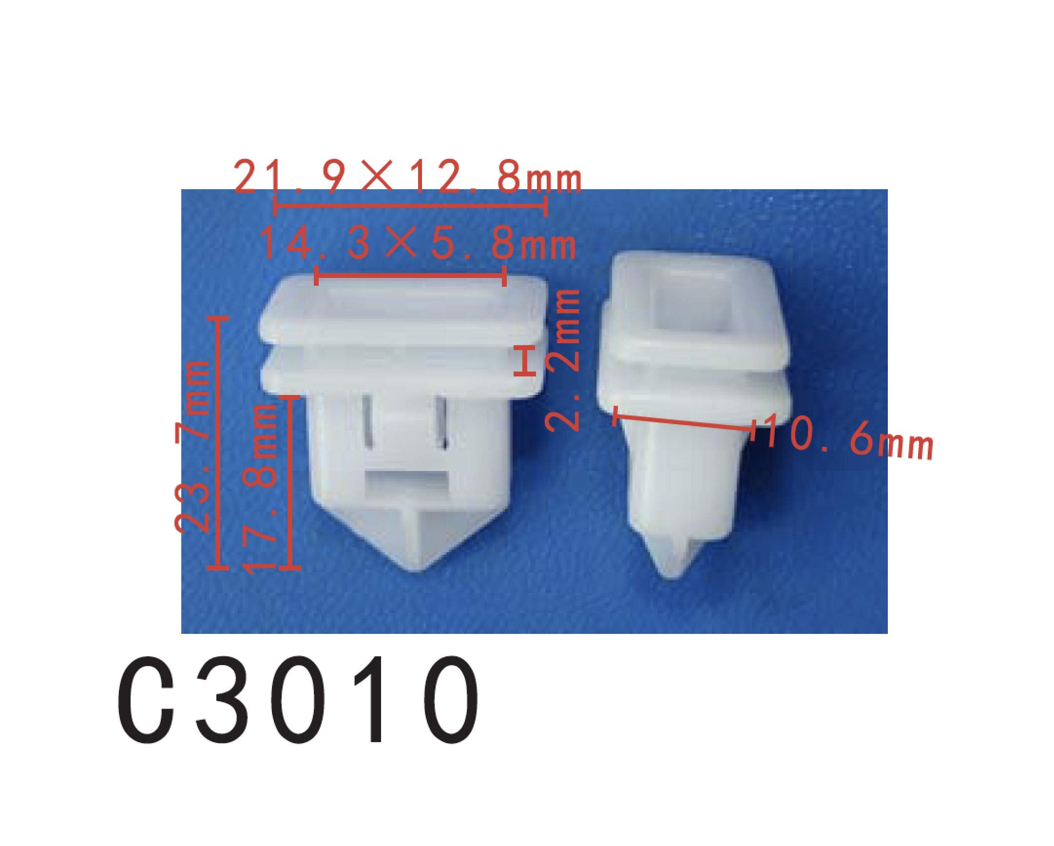 Autobahn88 Retainer Clip For Skirt Panel,Rocker Panel, Compatible With Volvo (Oem: 31214496) (Pack Of 20)