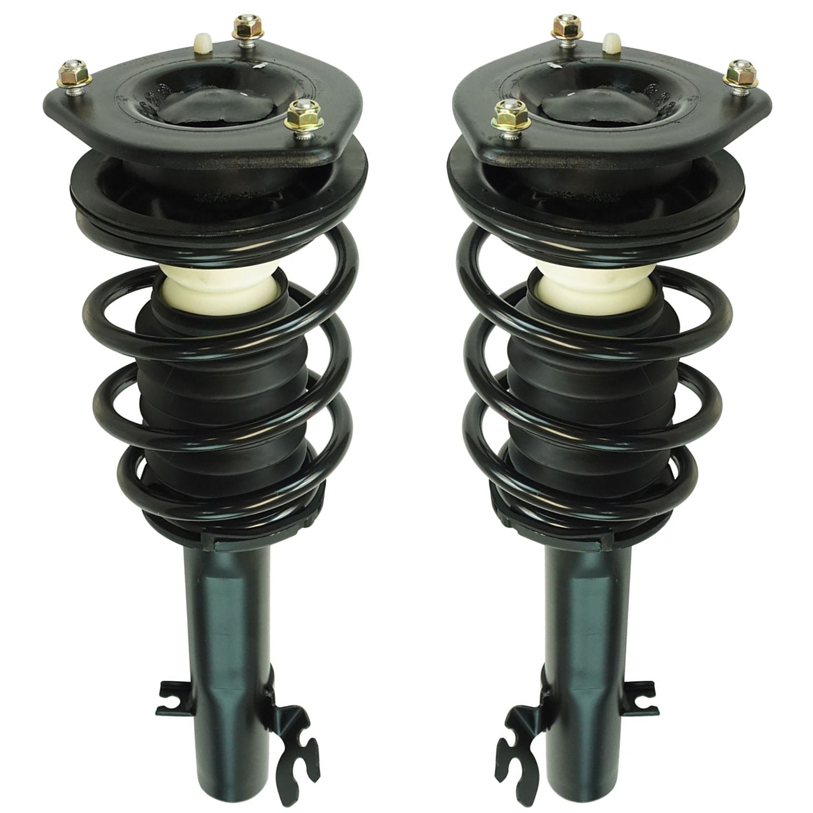 Trq Front Strut & Coil Spring Assembly Set Driver & Passenger Sides Compatible With 07-13 Mini Cooper