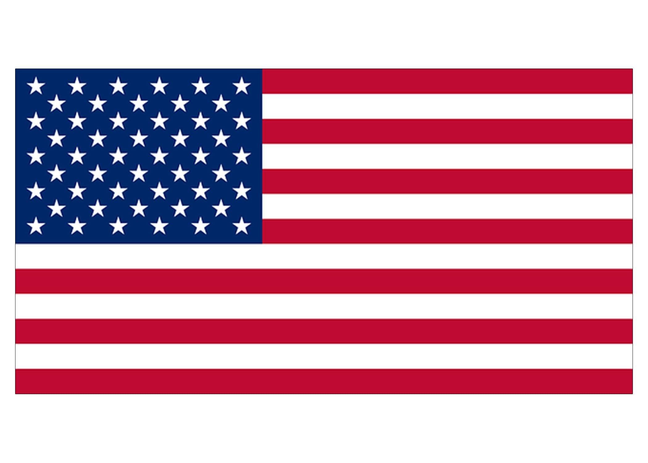 Rogue River Tactical 4 Pack Usa American Flag Decal Bumper Sticker 5''X3''