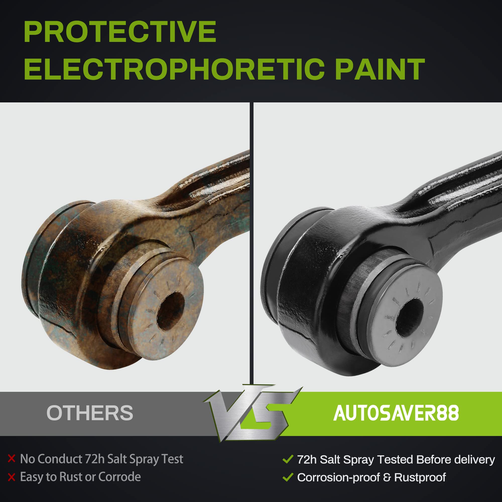 Autosaver88 Front Upper Control Arm Compatible With 1999-2006 Chevrolet Silverado 1500 Avalanche Express Suburban Tahoe, 2000-20