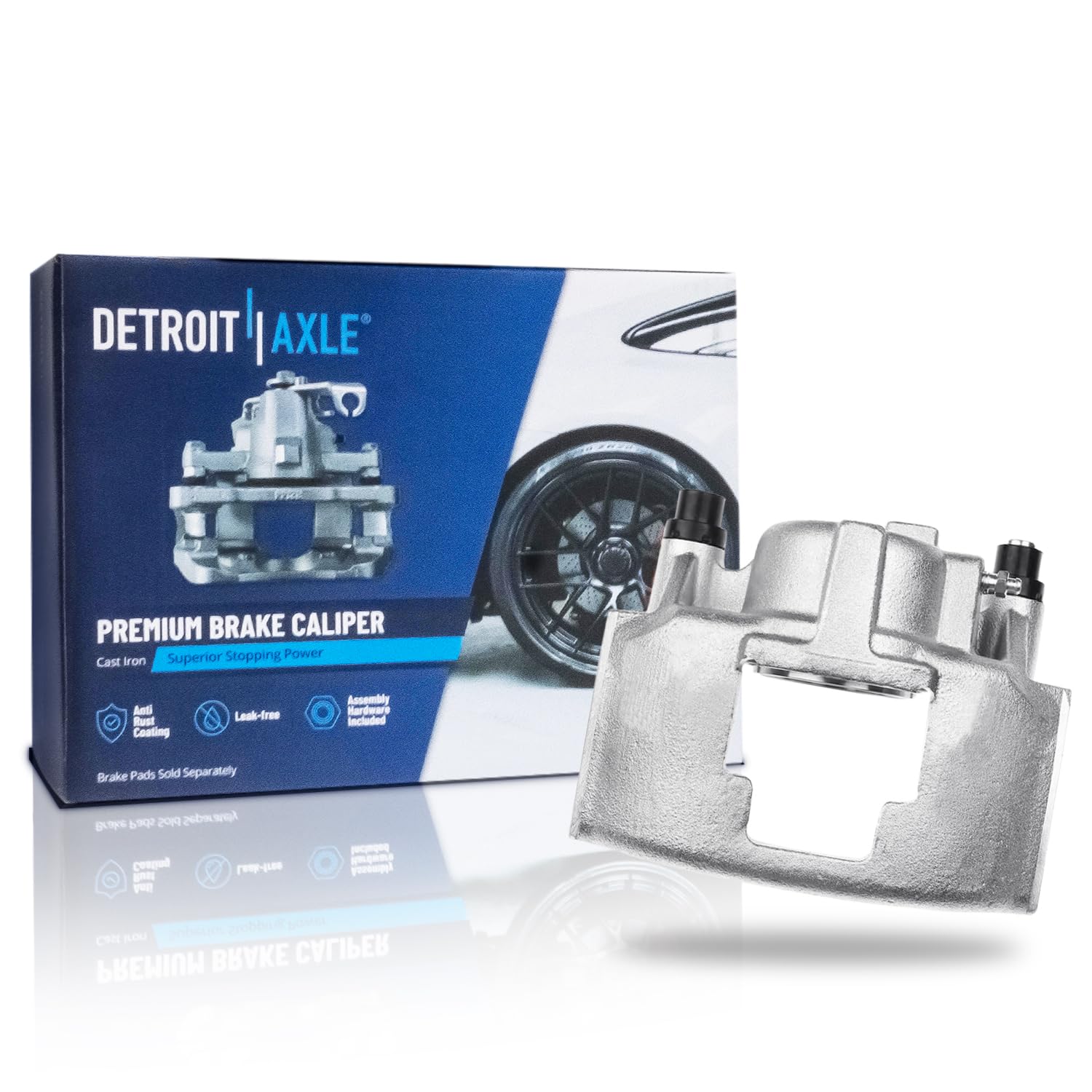 Detroit Axle - Front Right Brake Caliper for Chevy GMC Tahoe Yukon C1500 C2500 Express Savana 1500 2500 K1500 K2500 Disc Brake C