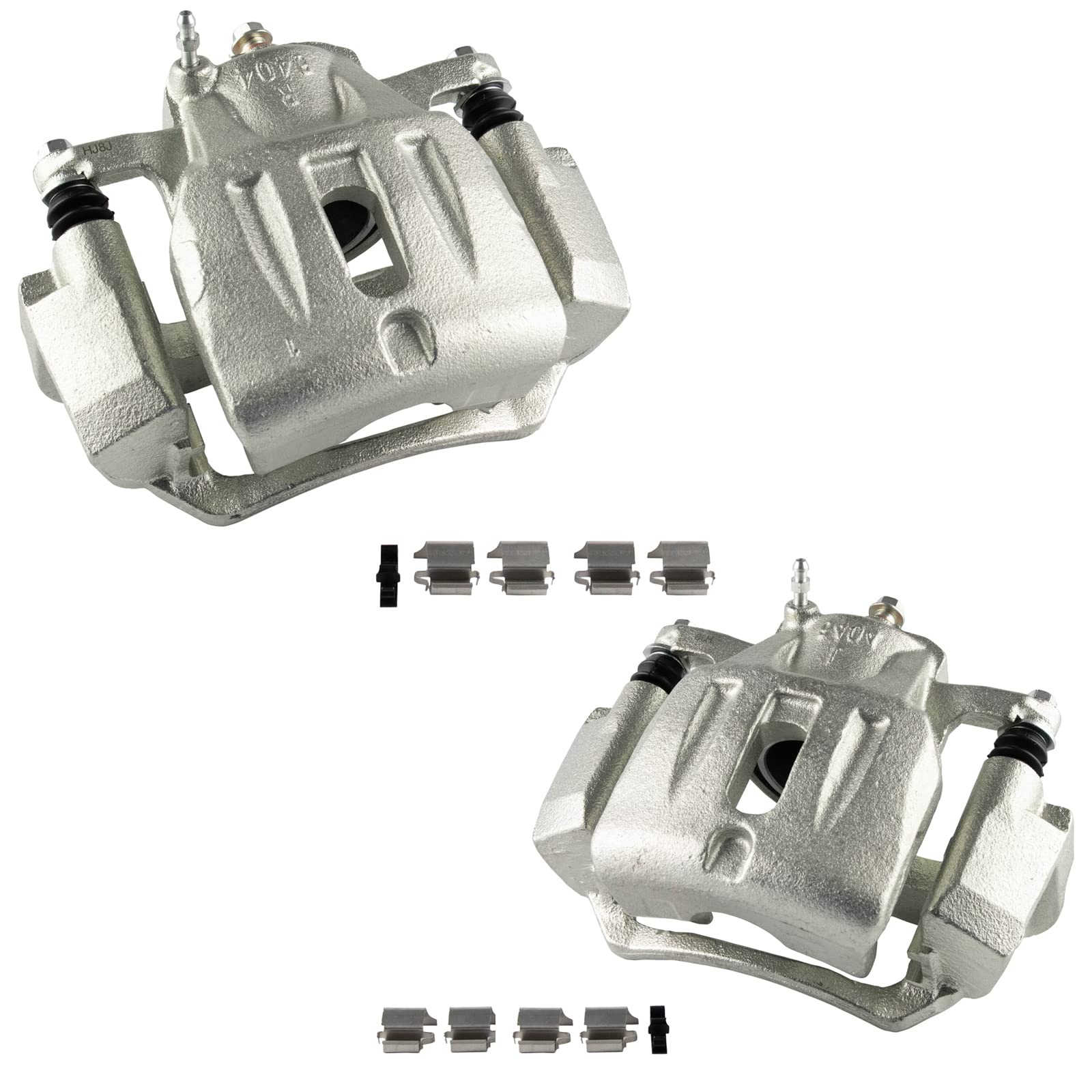 Trq Front Brake Caliper Set Compatible With 2006 Lexus Rx400H 2001-2007 Toyota Highlander
