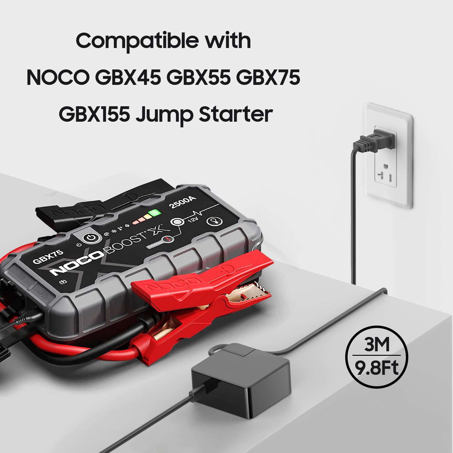 CASIMY 65W USB C GBX155 GBC011 Jump Starter Adapter for NOCO Boost X GBX155 4250A 12V UltraSafe Portable Lithium Jump Starter GB