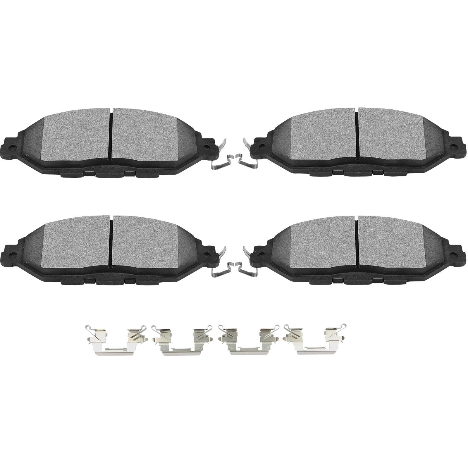 Scitoo Front Disc Brake Pad Set 4Pcs W/Hardware Fit For Infiniti For Jx35 2013,For Infiniti For Qx60 2014-2019,For Nissan For Mu
