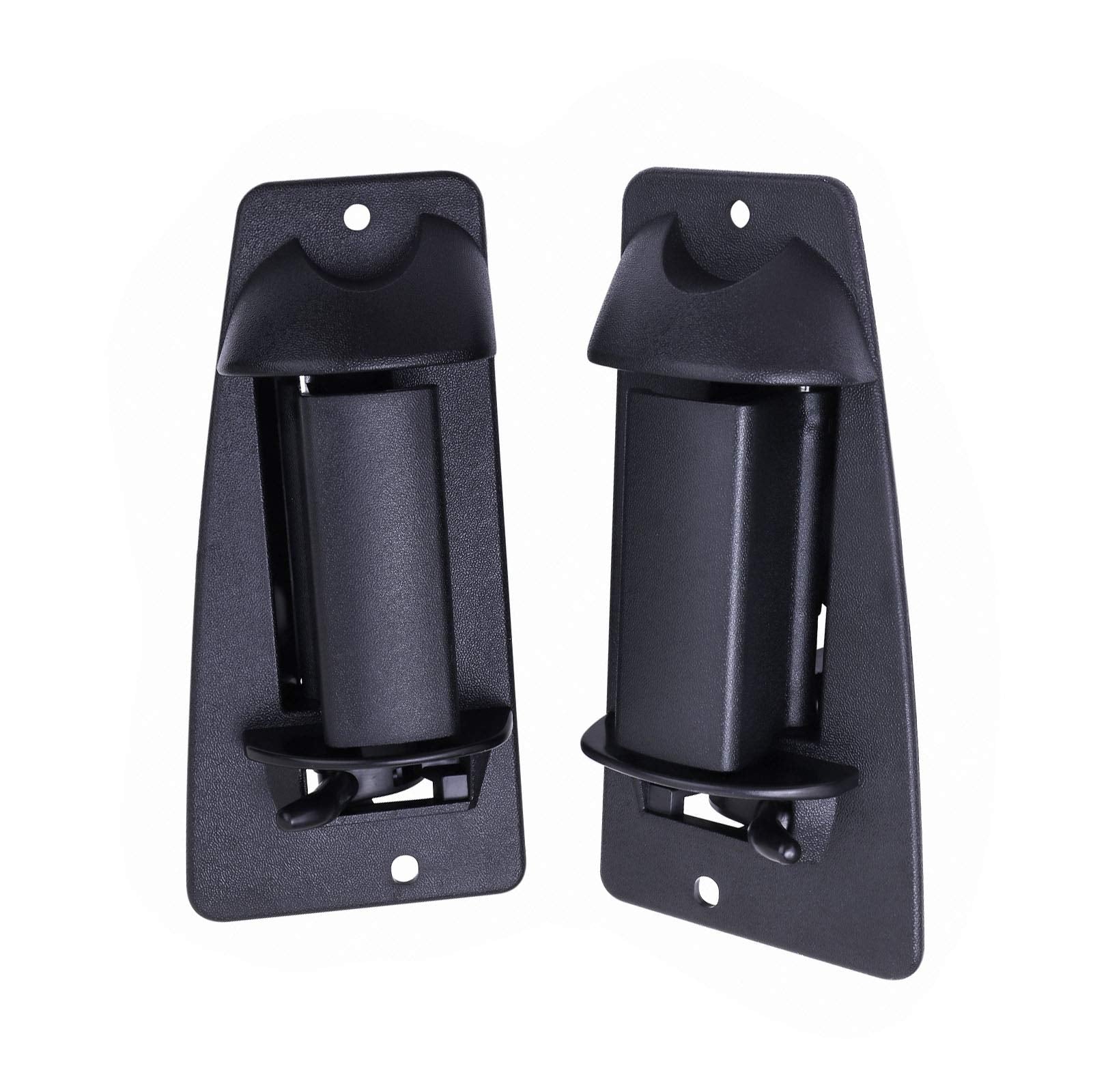 Lcwrgs Extended Cab Door Handle Replacement For Chevy Silverado Gmc Sierra 1500 2500 3500 1999 2000 2001 2002 2003 2004 2005 2006 2007, Exterior Rear Driver & Passenger Side Door Handle