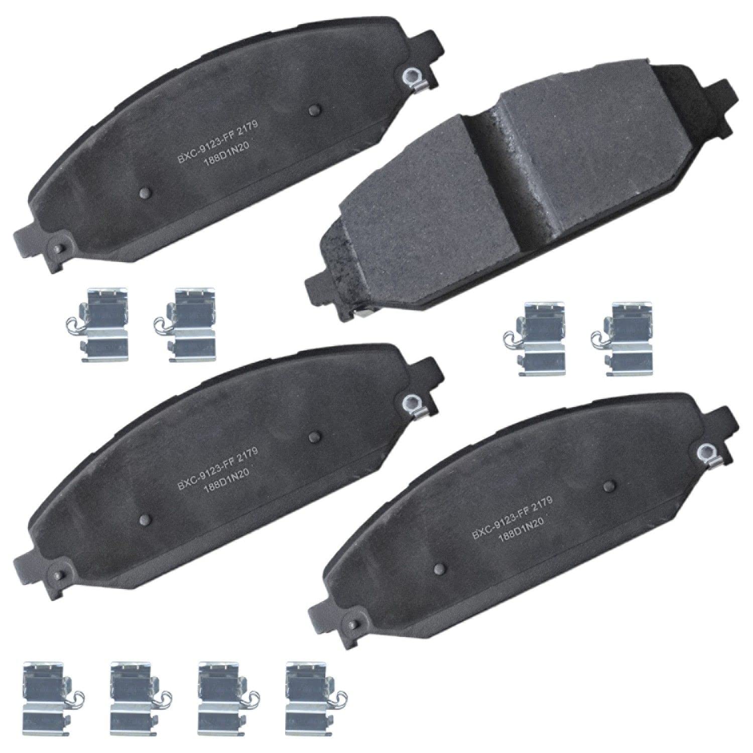 Bendix Premium Sbc2179 Ceramic Front Brake Pads For Jeep Grand Wagoneer 2024-2022, Grand Wagoneer L 2024-2023, Wagoneer 2024-202