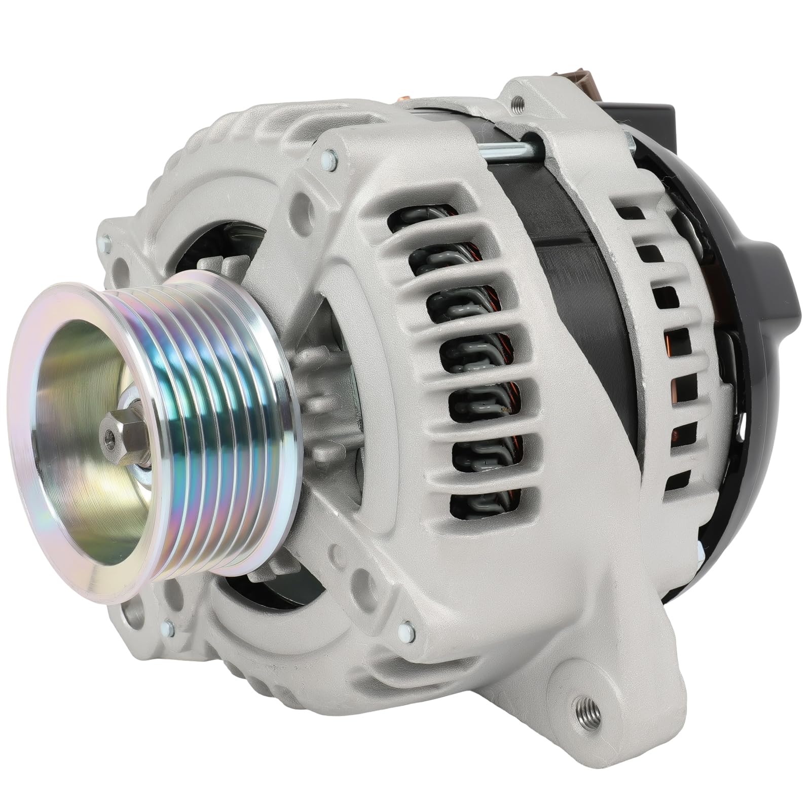 SCITOO Alternator Fits for Toyota for Highlander 2.4L 2001-2003 12V 130Amp CW 7-Groove Pulley High Output Alternator 13963