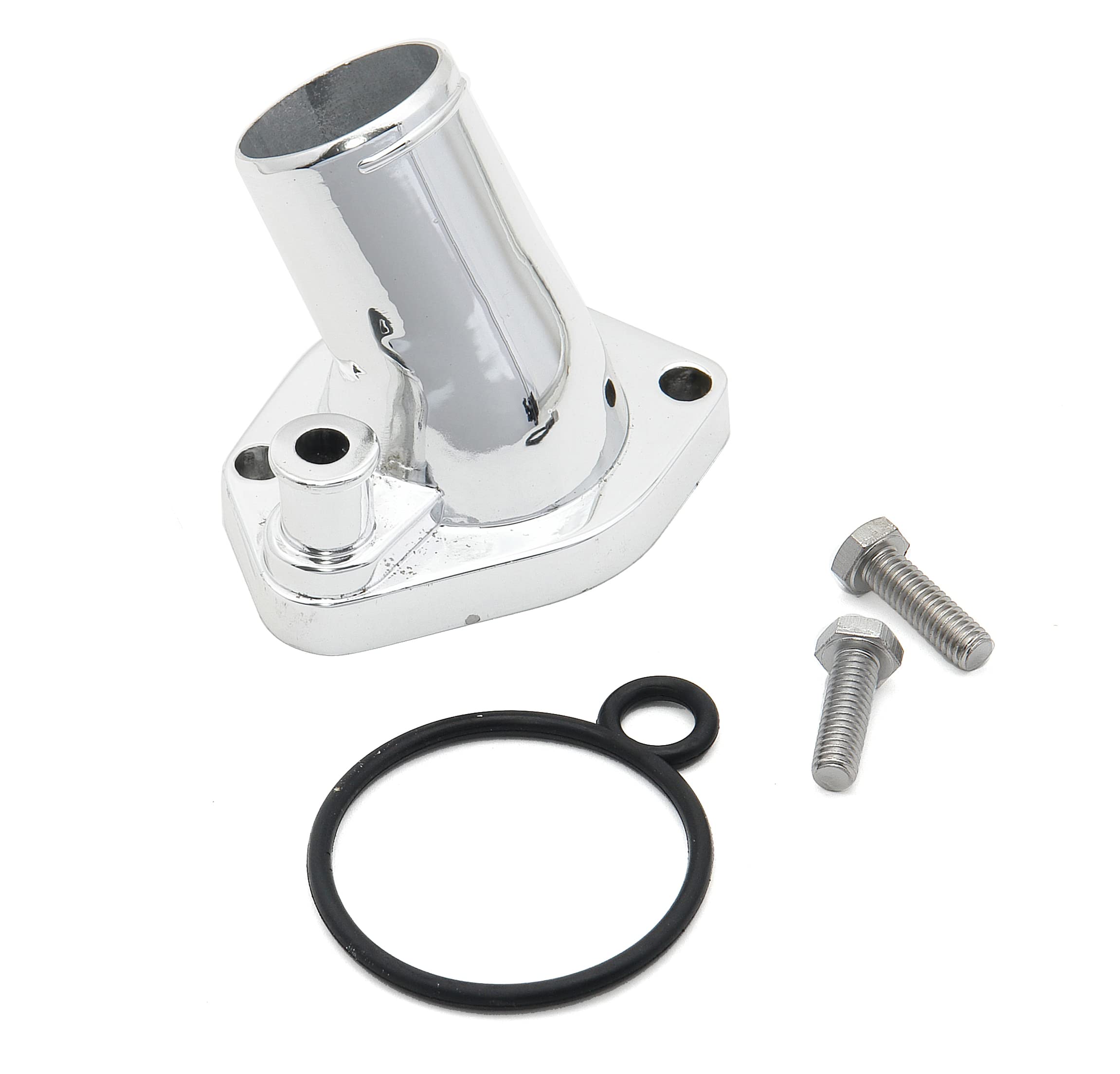 Mr. Gasket 2662 Chrome O-Ring 45 Degree Water Neck