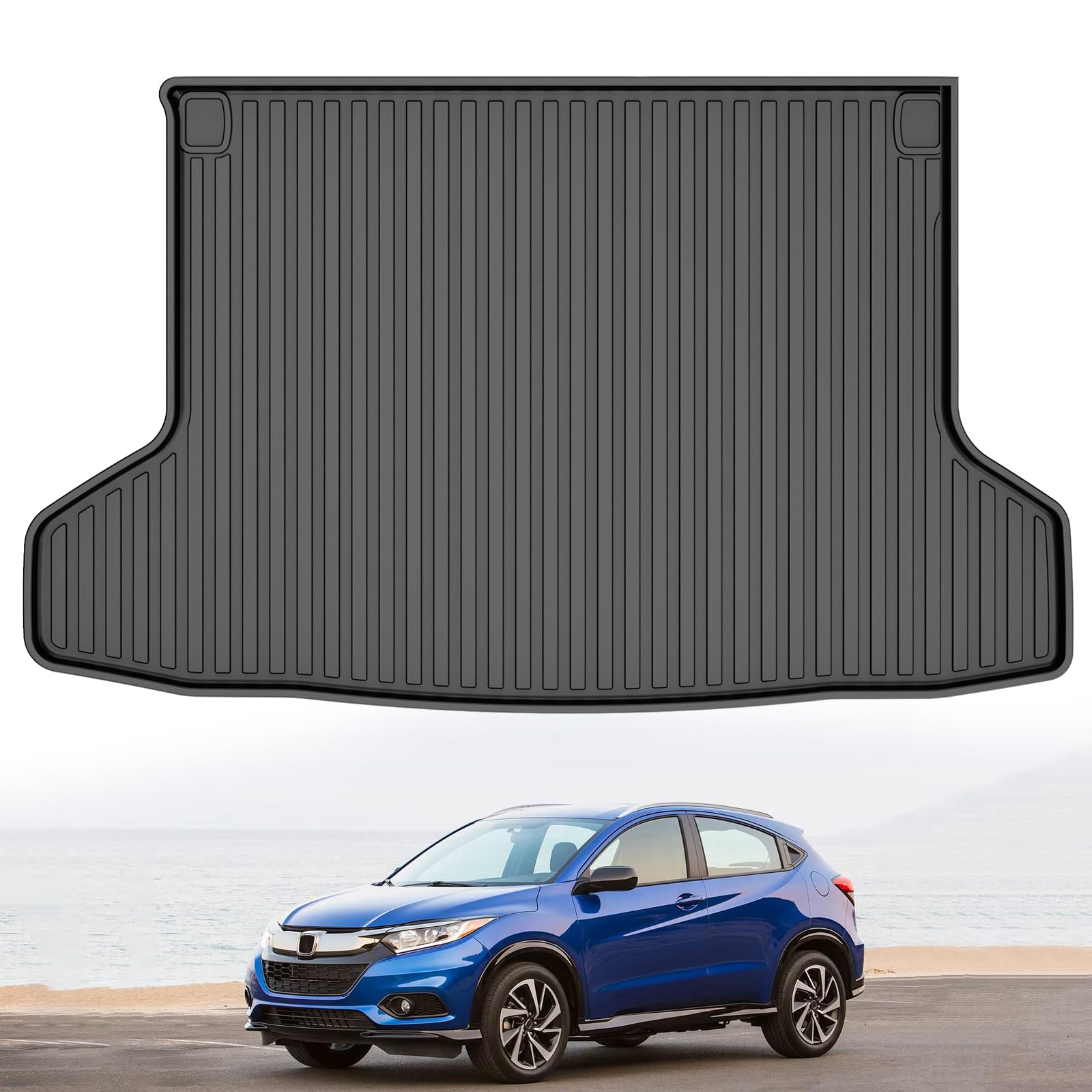 Original Cargo Liner Fit for Honda HRV HR-V AWD 2016-2022: All Weather Protection Heavy Duty Trunk Liner - Anti-Slip Waterproof 