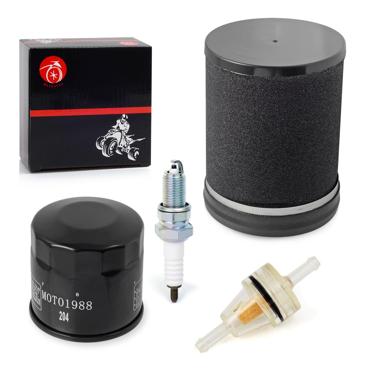 Air Filter Oil Filter Spark Plug For Kawasaki Prairie 360 KVF360 2x4 4x4 2003-2013 11013-1292