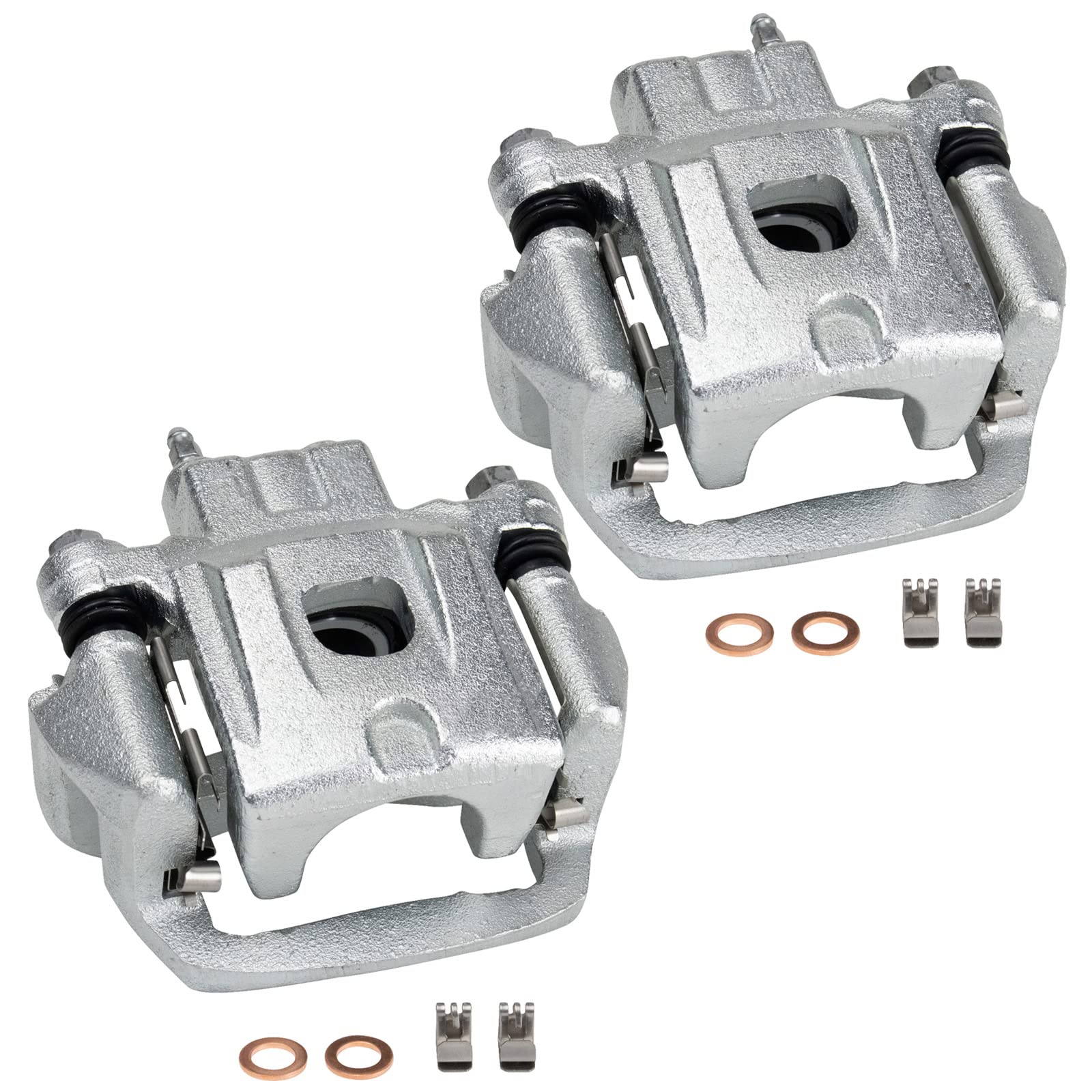 Trq Rear Brake Caliper Set Compatible With 2004-2006 Lexus Rx330 2007-2009 Rx350 2006-2008 Rx400H 2006-2007 Toyota Highlander