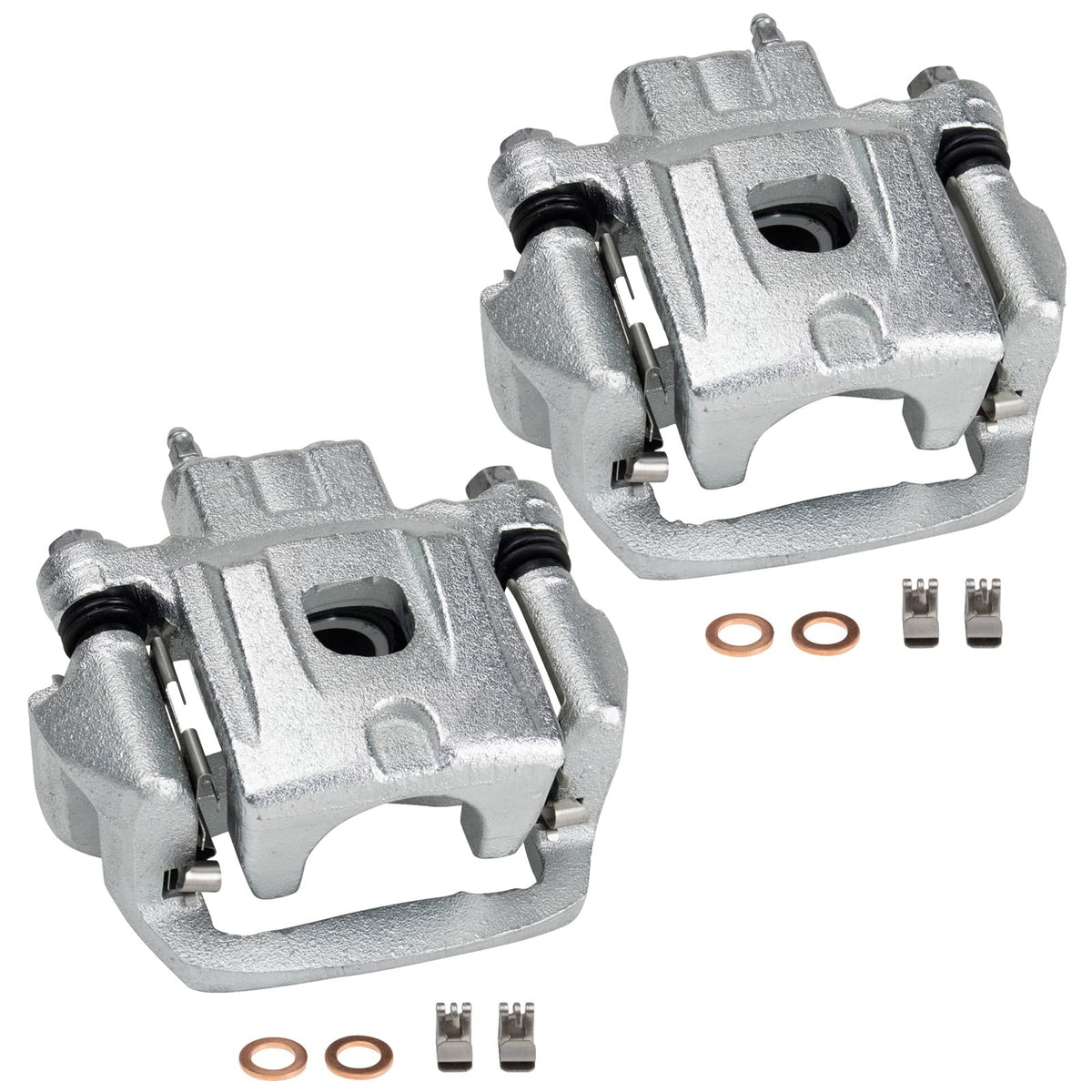 Trq Rear Brake Caliper Set Compatible With 2004-2006 Lexus Rx330 2007-2009 Rx350 2006-2008 Rx400H 2006-2007 Toyota Highlander