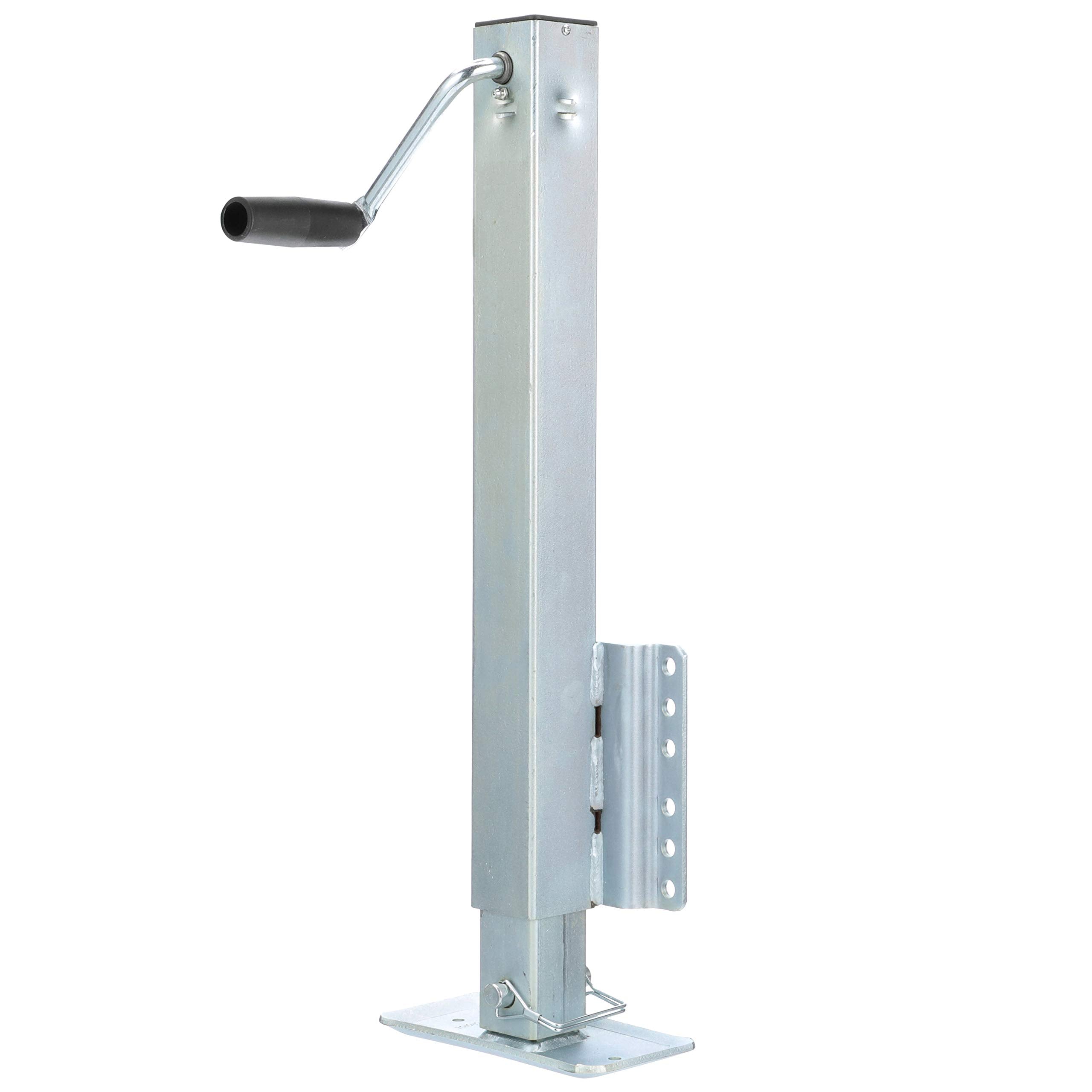 Seachoice Heavy Duty Trailer Jack, Fixed Mount Jack W/Drop Leg, 28.6 In. Of Lift, Max Load 2,500 Lbs.