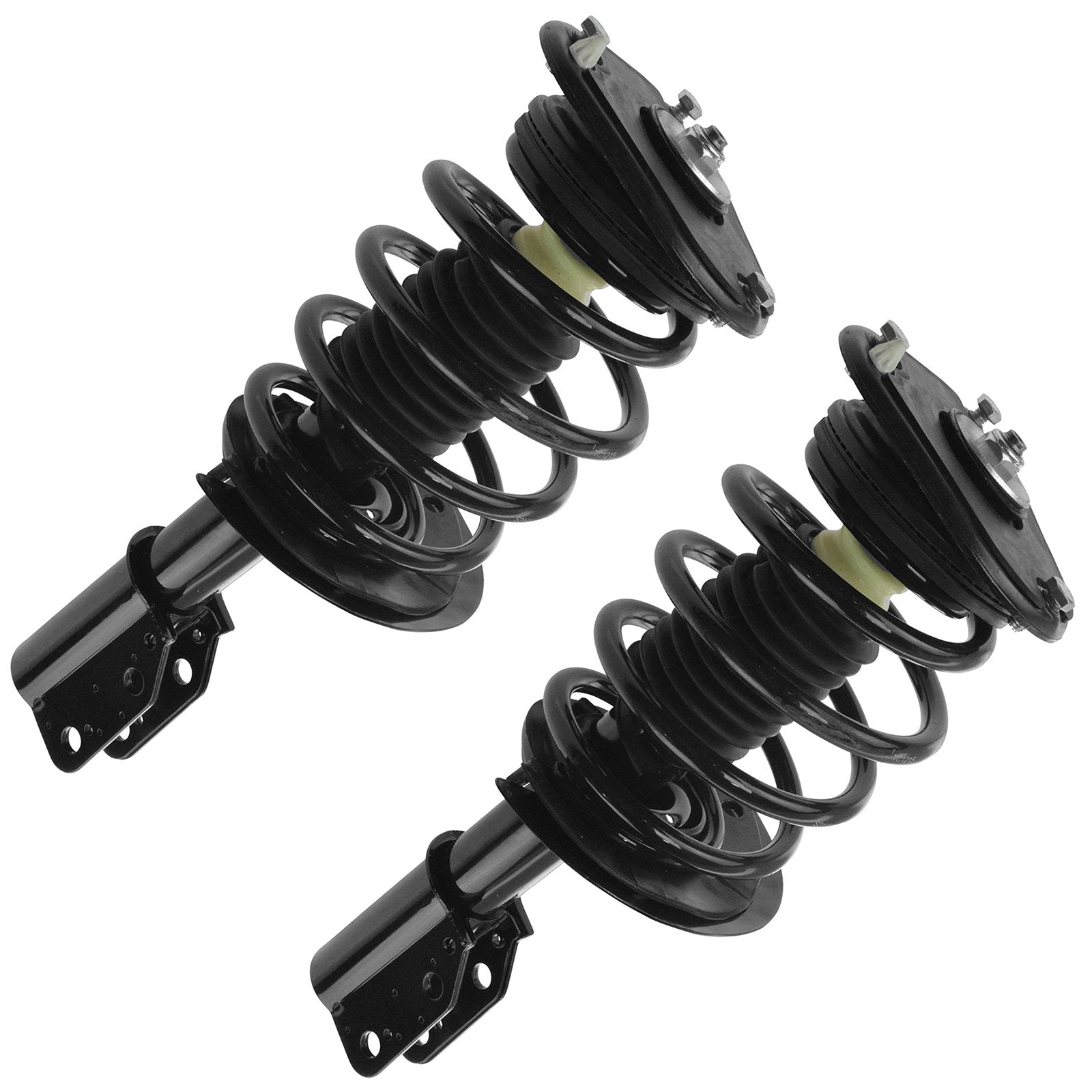 Trq Front Strut & Coil Spring Assembly Set Driver & Passenger Sides Compatible With 06-11 Buick Lucerne 06-10 Cadillac Dts