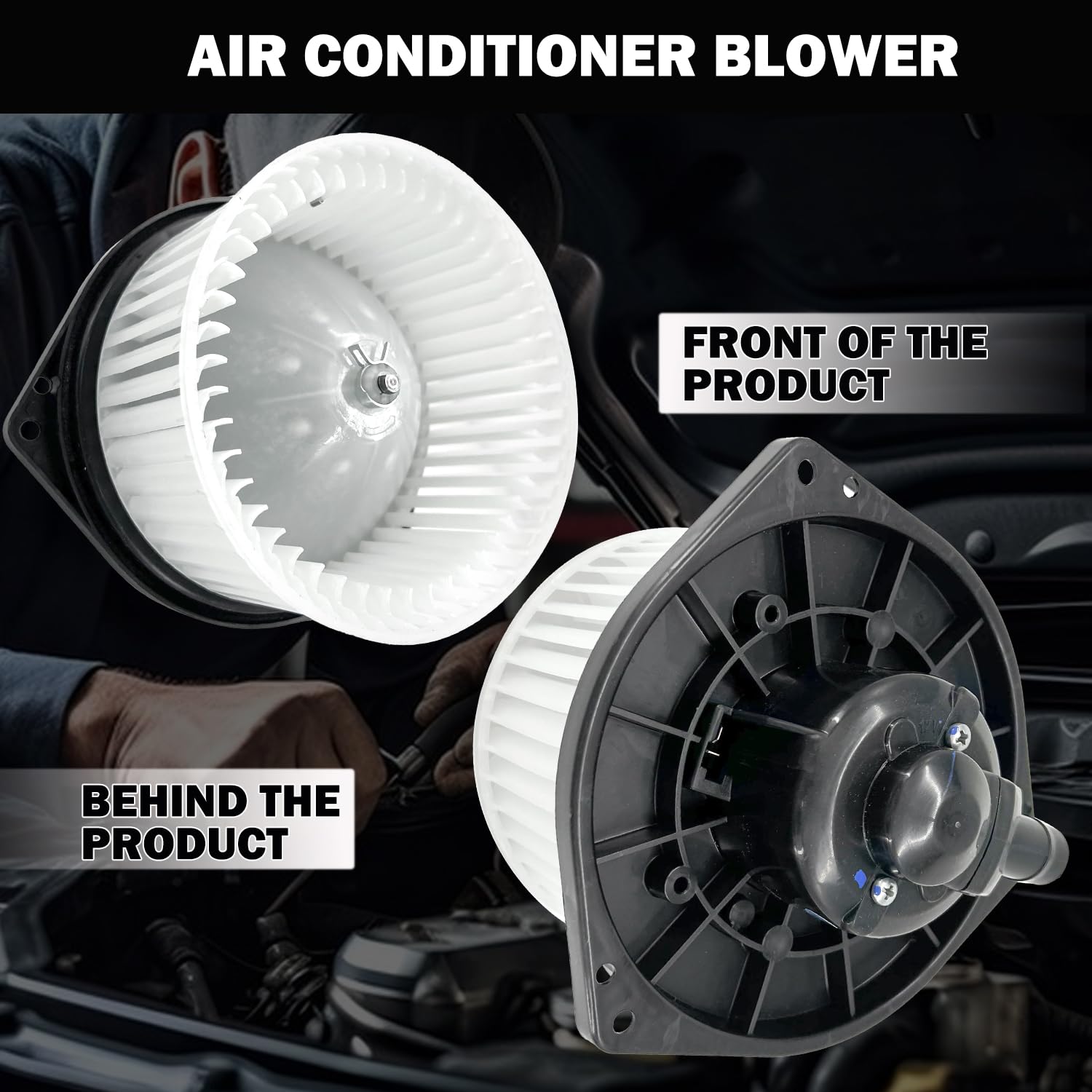 Aspligo 700038 Ac Heater Blower Motor Fan Assembly Fit For Mitsubishi Lancer 2002-2007, Outlander 2003-2006 Mr568593