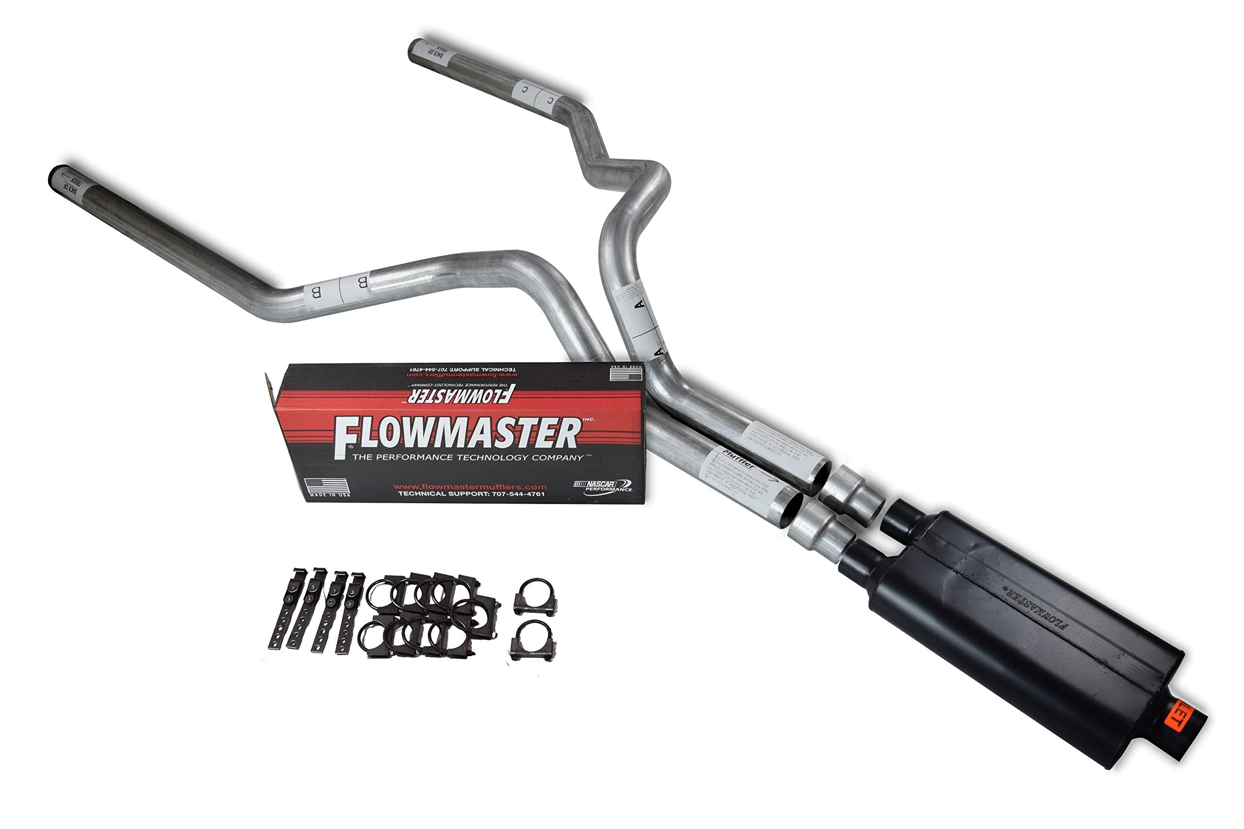Shopline Dual 3 Inch Fits Ram 1500 09'-18' Flowmaster 50 Series