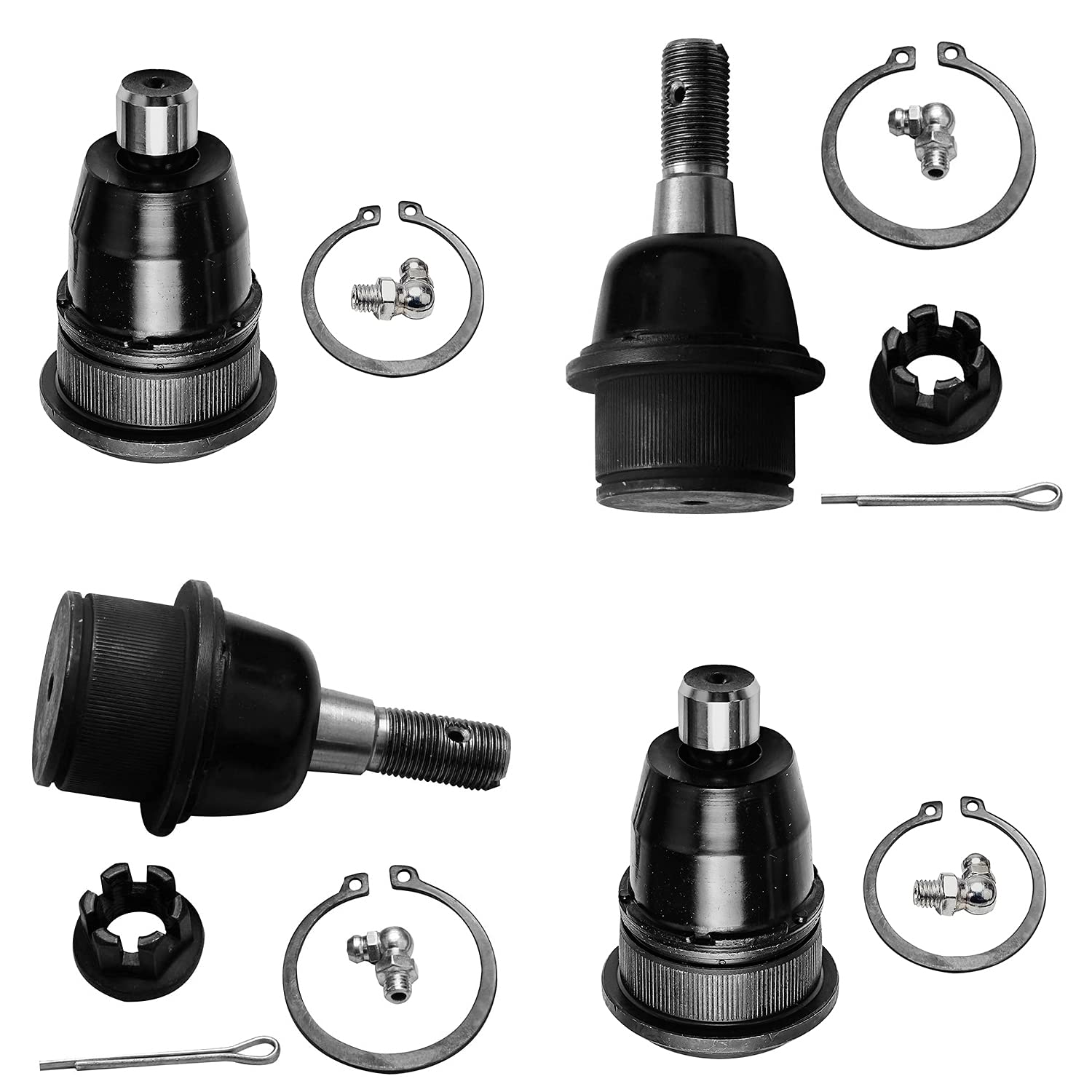 Detroit Axle - Front Ball Joints for Buick Rainier Chevrolet SSR Trailblazer EXT GMC Envoy XL XUV Isuzu Ascender Oldsmobile Brav