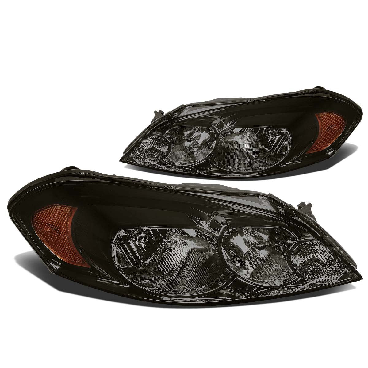 Dna Motoring Hl-Oh-Ci06-Sm-Am Smoke Lens Amber Headlights Compatible With 06-13 Impala