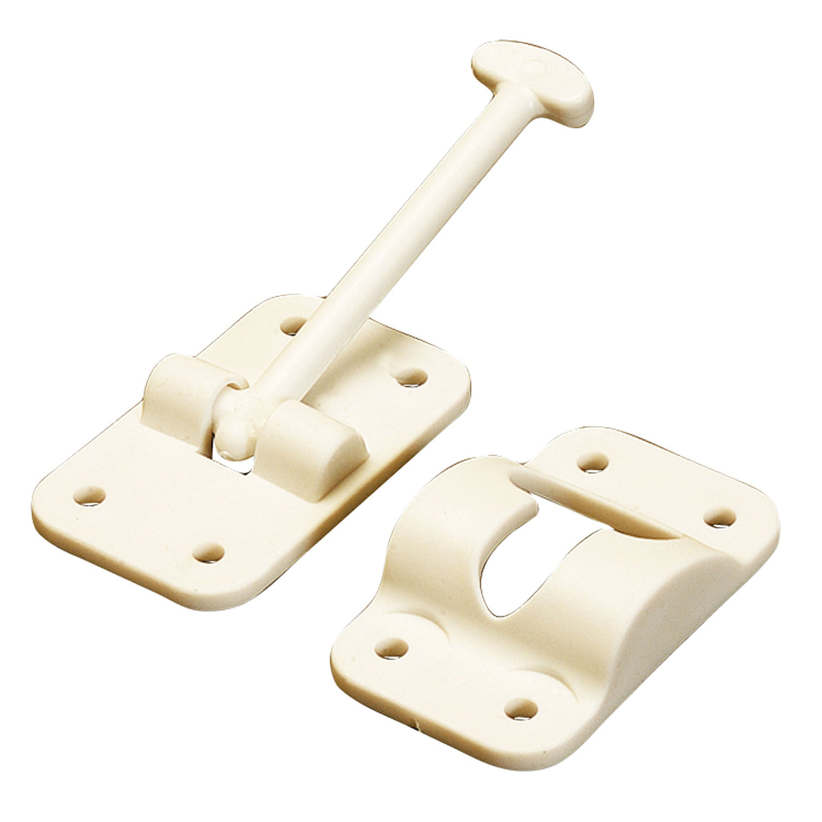 Ap Products 013-084 3-1/2'' Colonial White T-Style Door Holdback - Set Of 1