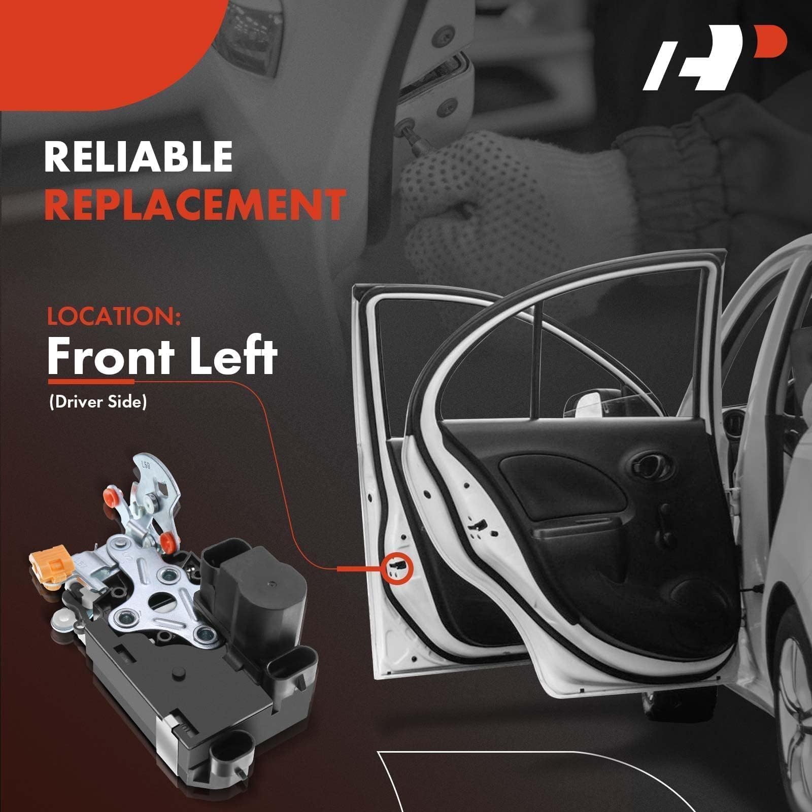 A-Premium Front Left Driver Door Lock Latch Actuator Compatible with Cadillac Escalade & Chevy Chevrolet Silverado Avalanche Sub