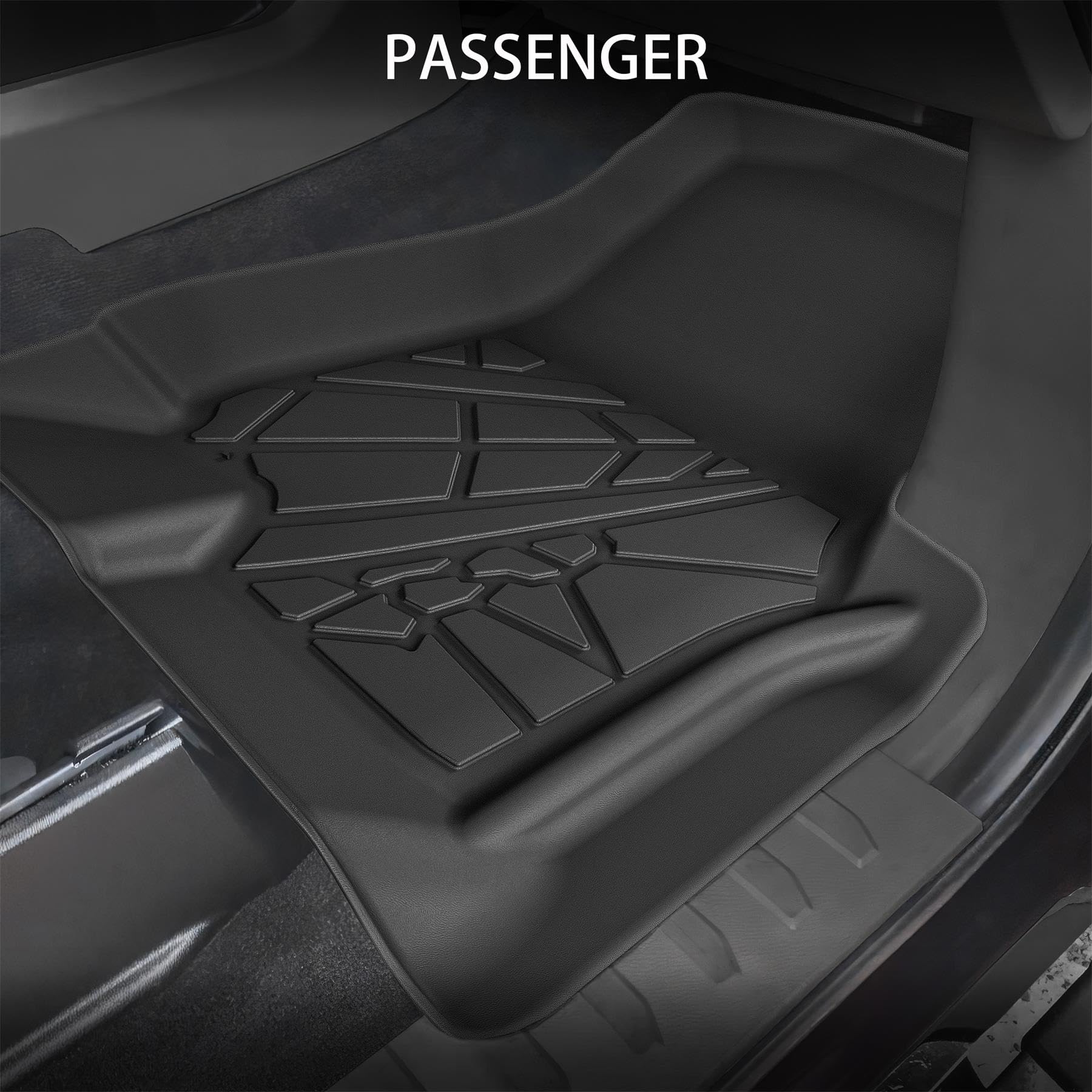 Karpal Floor Mats Fit For 2017-2025 Ford F250/ F350 Supercrew Cab With Factory Carpet & With Fold Flat Storage, Custom Fit Tpe A