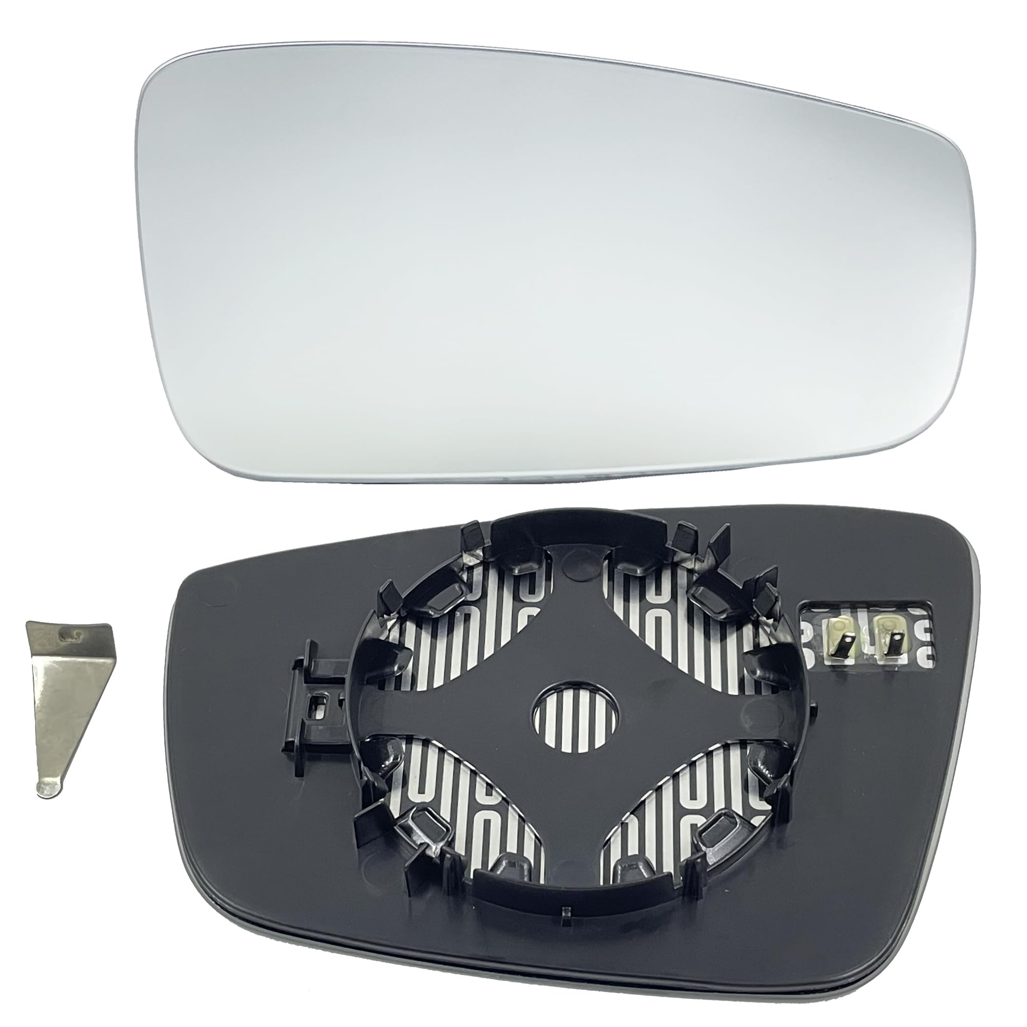 Vw Passenger Side Heated Mirror Glass Compatible With 2011-2018 Volkswagen Vw Passat Mirror Glass Beetle Jetta Power Convex Righ