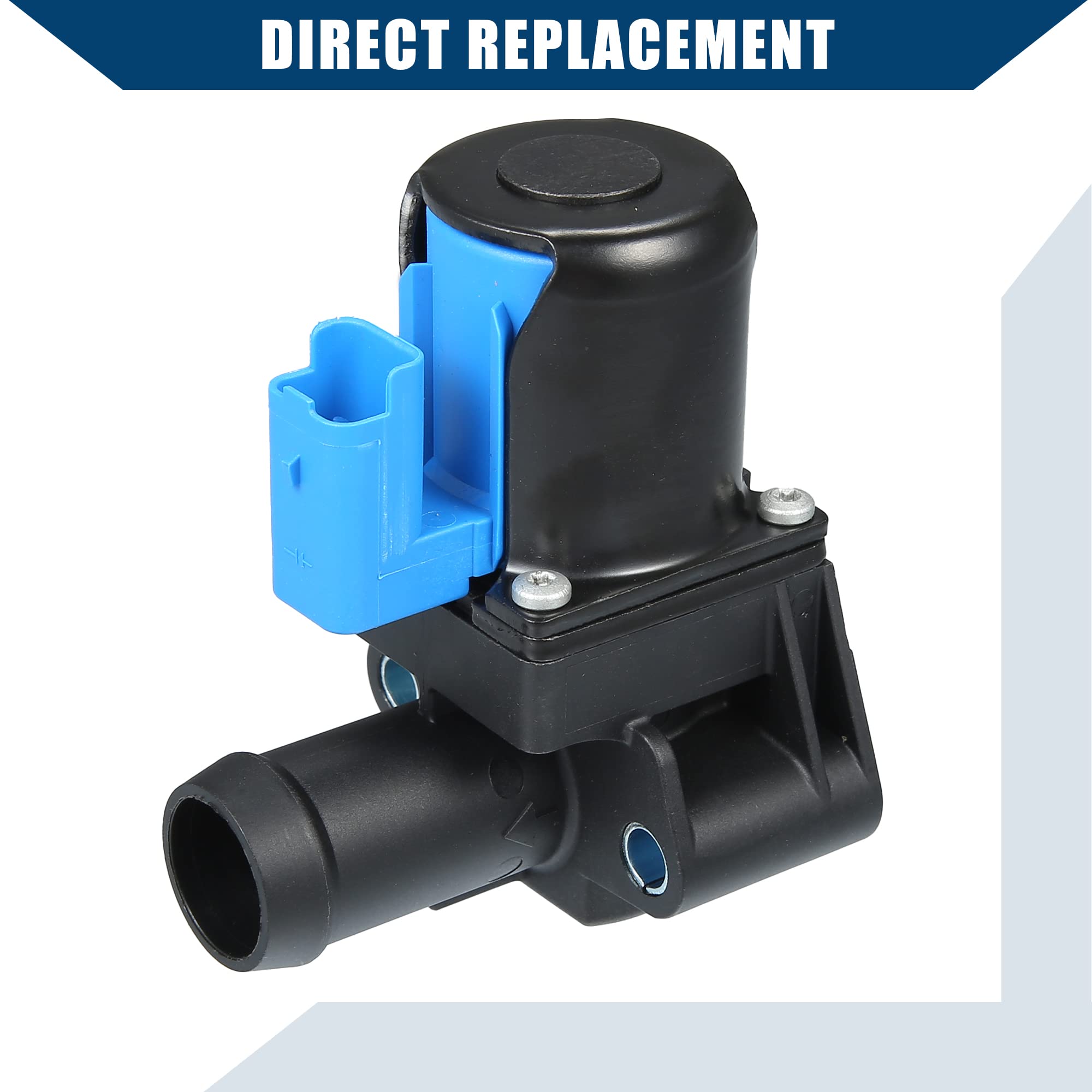 Hihaha No.Bm5Z-18495-C/Hvac Heater Control Valve For Ford Fusion Se 1.6T 13-14 For Ford Fiesta St 1.6T 14-19 / Heater Water Valve/Durable/Plastic / 1 Pc/Black