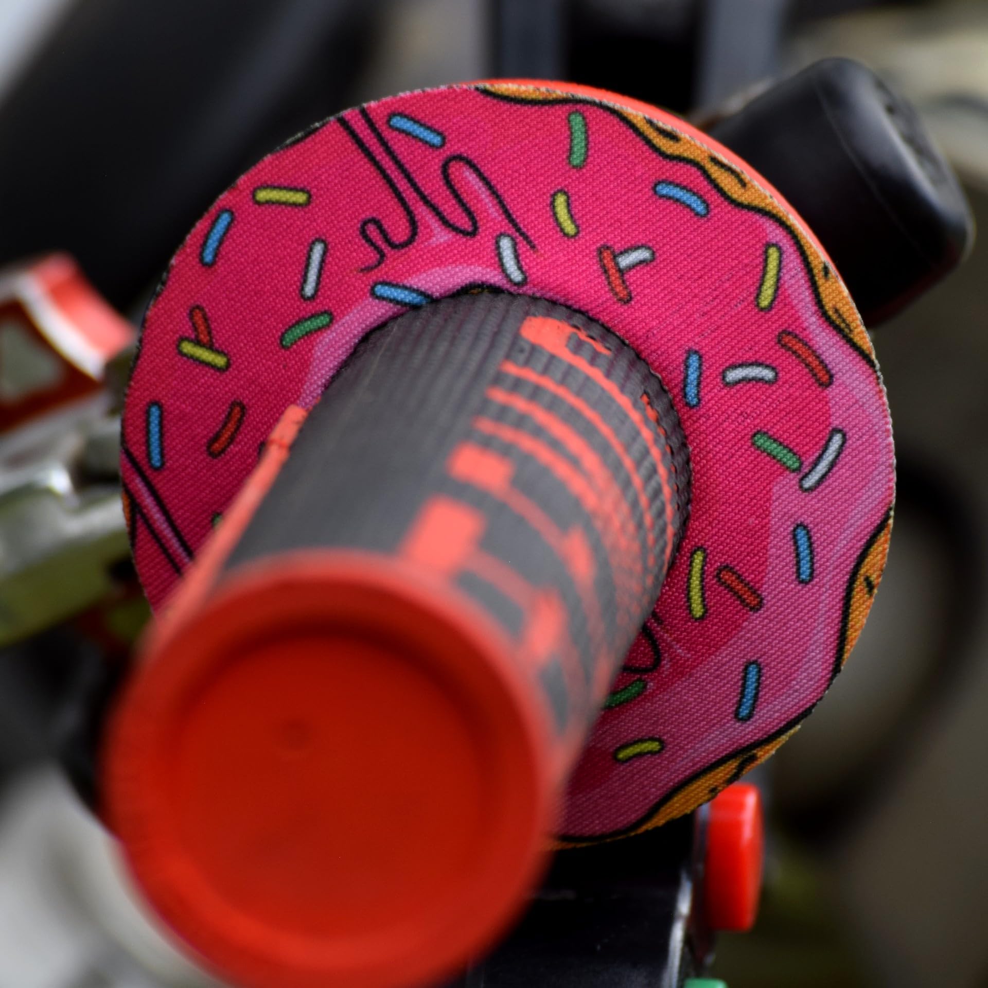 Pink Doughnut - Gripdonuts.Com® Premium Mx Bmx Dirt Bike Motorcycle Grip Donuts (13 Variations)