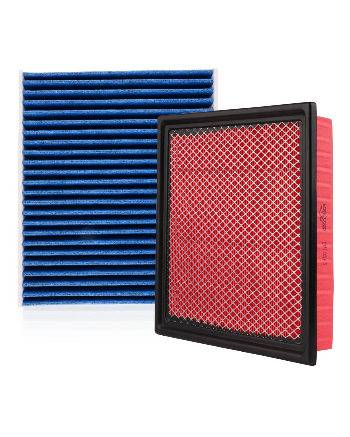 Forccord Cabin & Engine Air Filter Fit For Ford F-150 2015-2023 2024 2025 Activated Carbon Cabin Filter Replacement Cf12150 Ca10