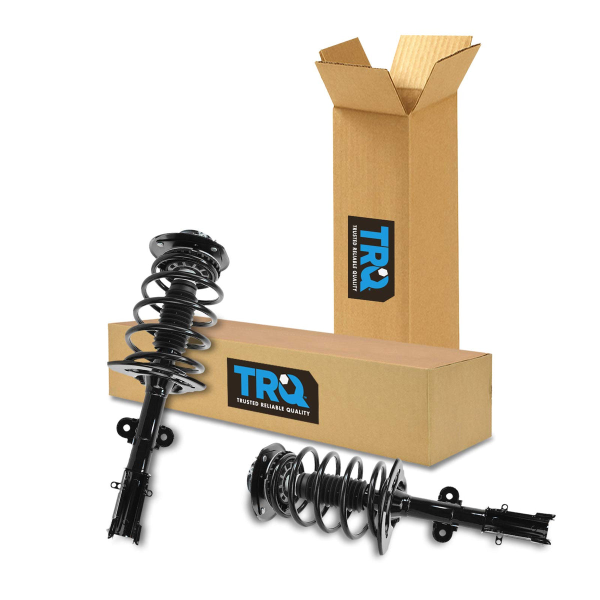 Trq Front Strut & Coil Spring Assembly Set Driver & Passenger Sides Compatible With 04-08 Chrysler Pacifica