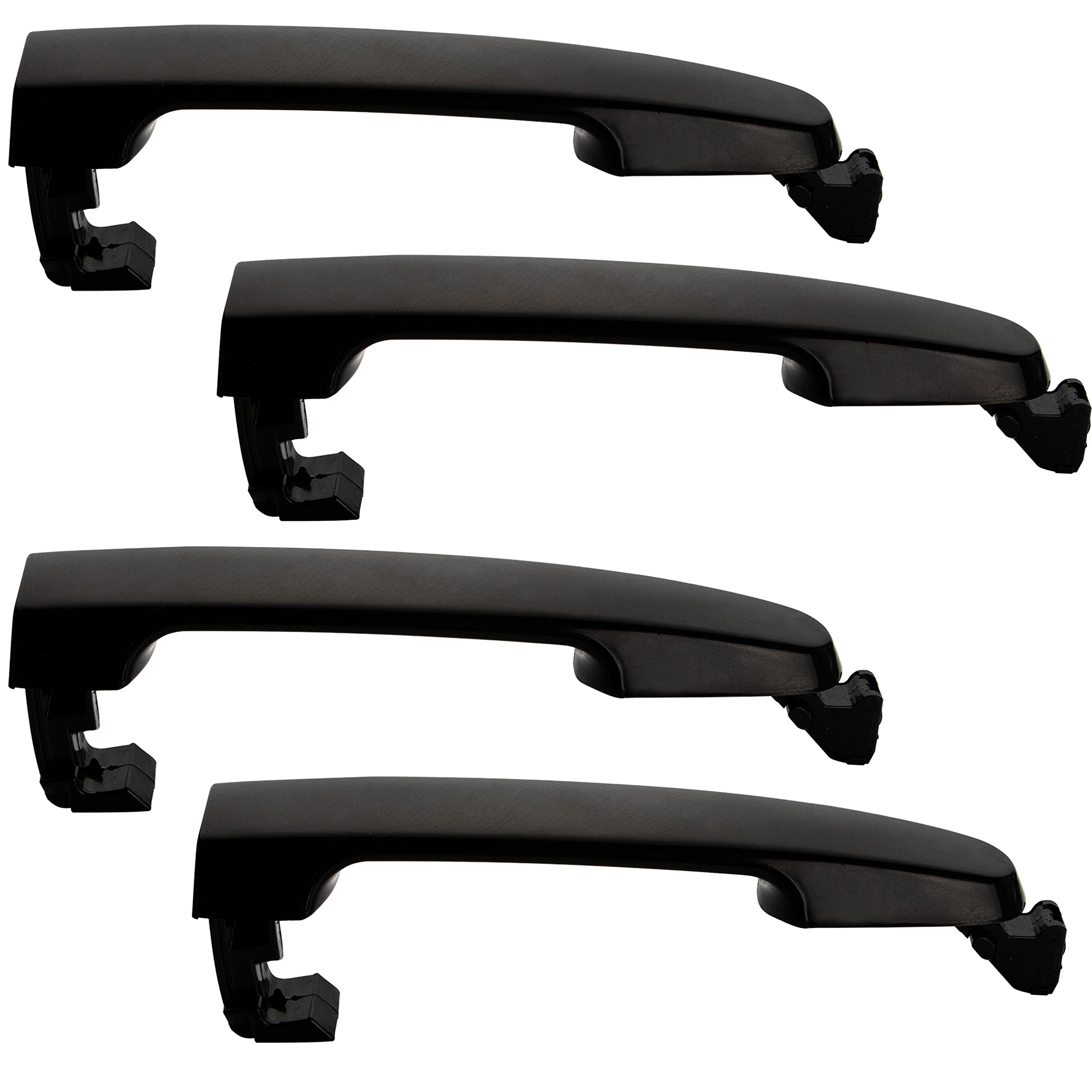 Nfspeeding Door Handle Set Of 4Pcs Exterior Front Rear Left Right Fits 2003-2008 Corolla 2003-2010 Matrix 2002-2006 Camry 2001-2