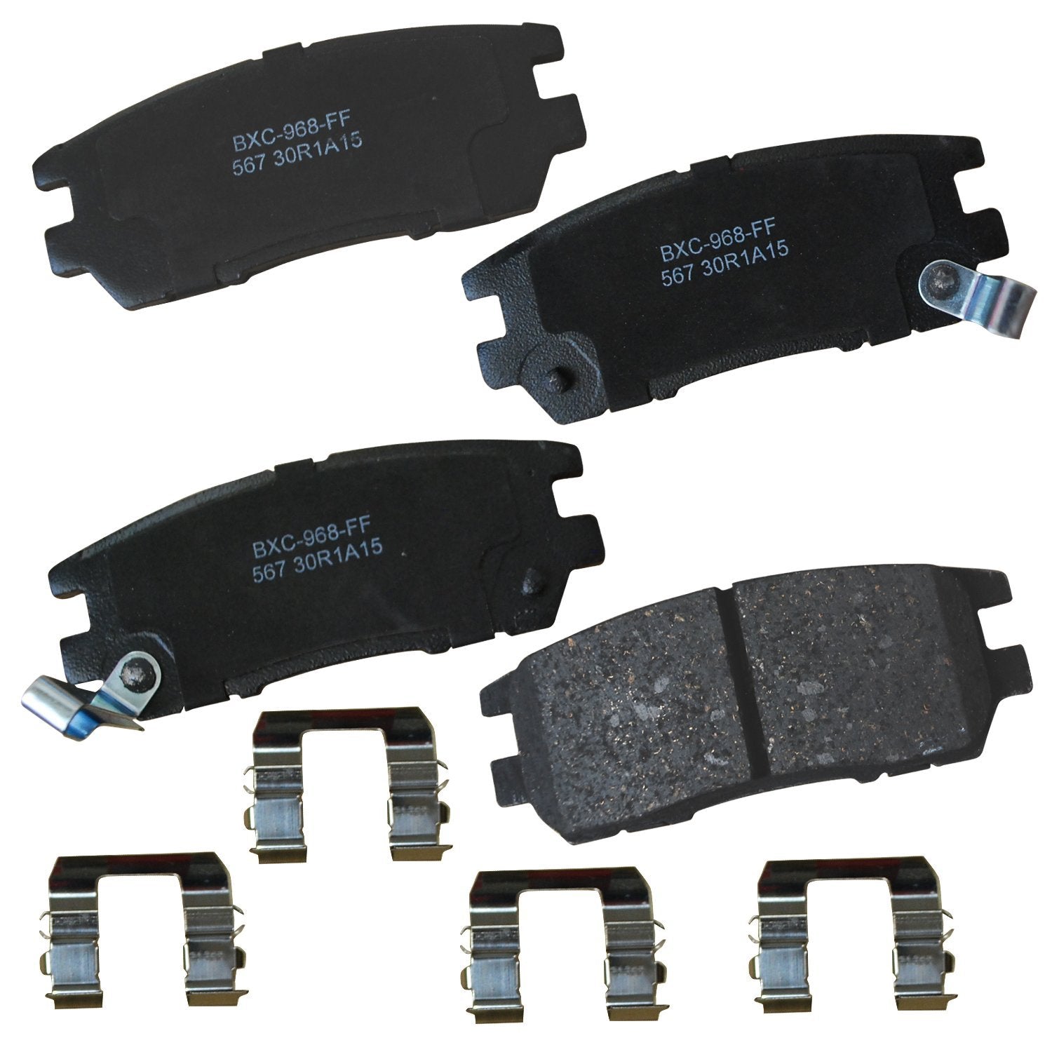 Bendix Premium Sbc567 Ceramic Rear Brake Pads For Eagle Talon 1996-1995, Mitsubishi Montero 2000-1992