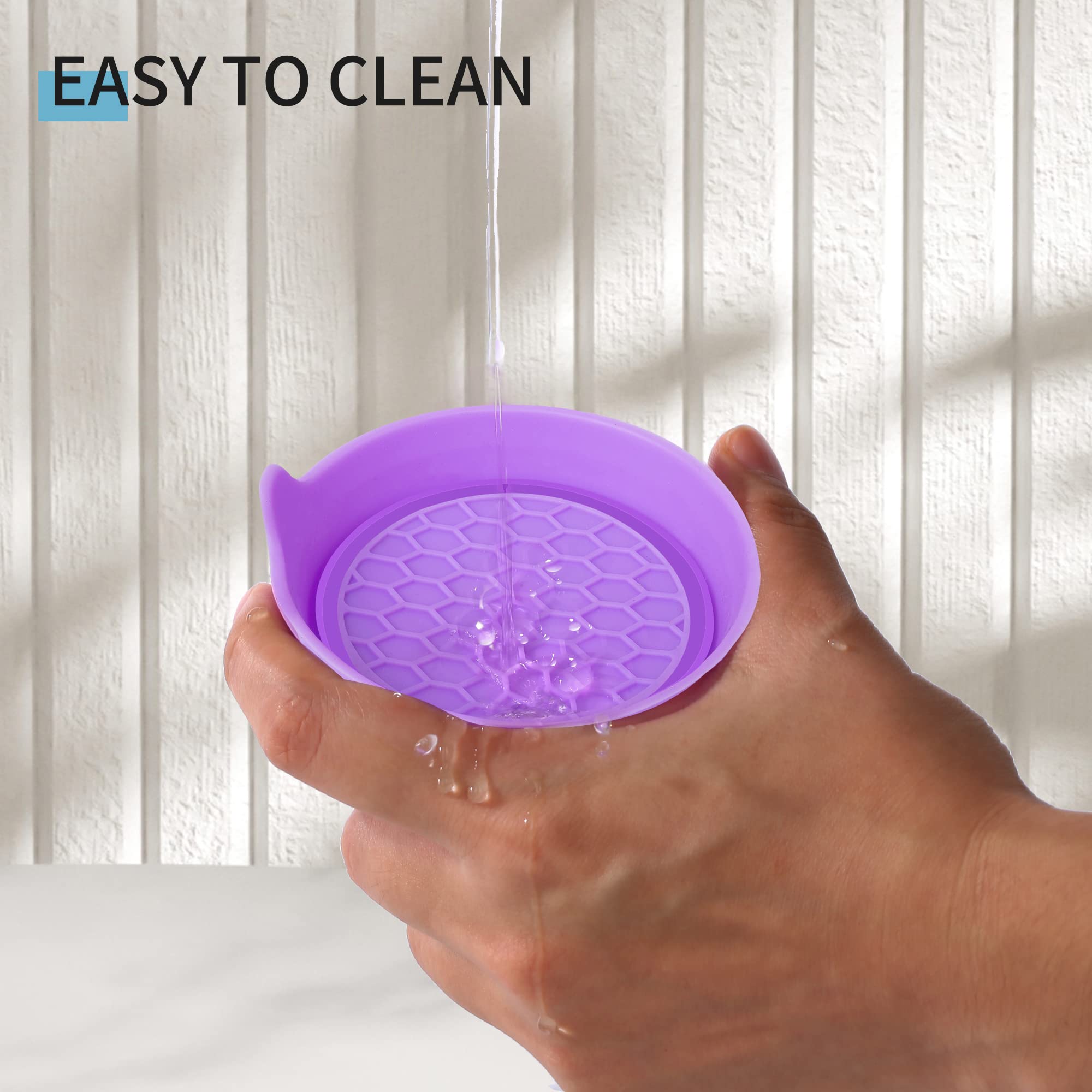 Amooca Car Cup Coaster Universal Automotive Waterproof Non-Slip Cup Holders Sift-Proof Spill Holder Car Interior Accessories 2 P