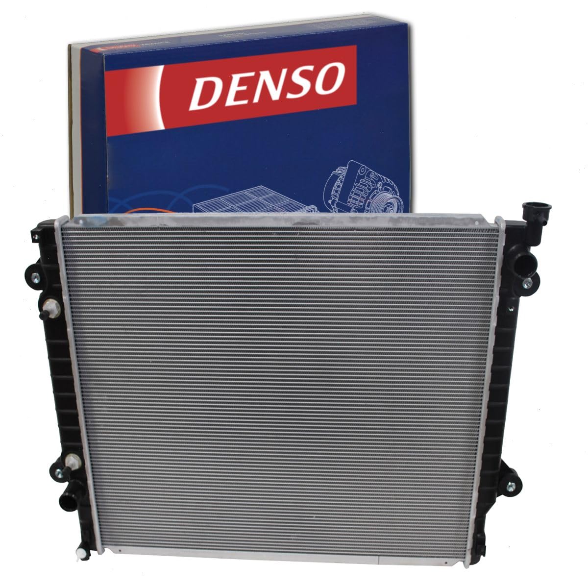DENSO Radiator compatible with Toyota Tacoma 2.7L 4.0L L4 V6 2005-2016